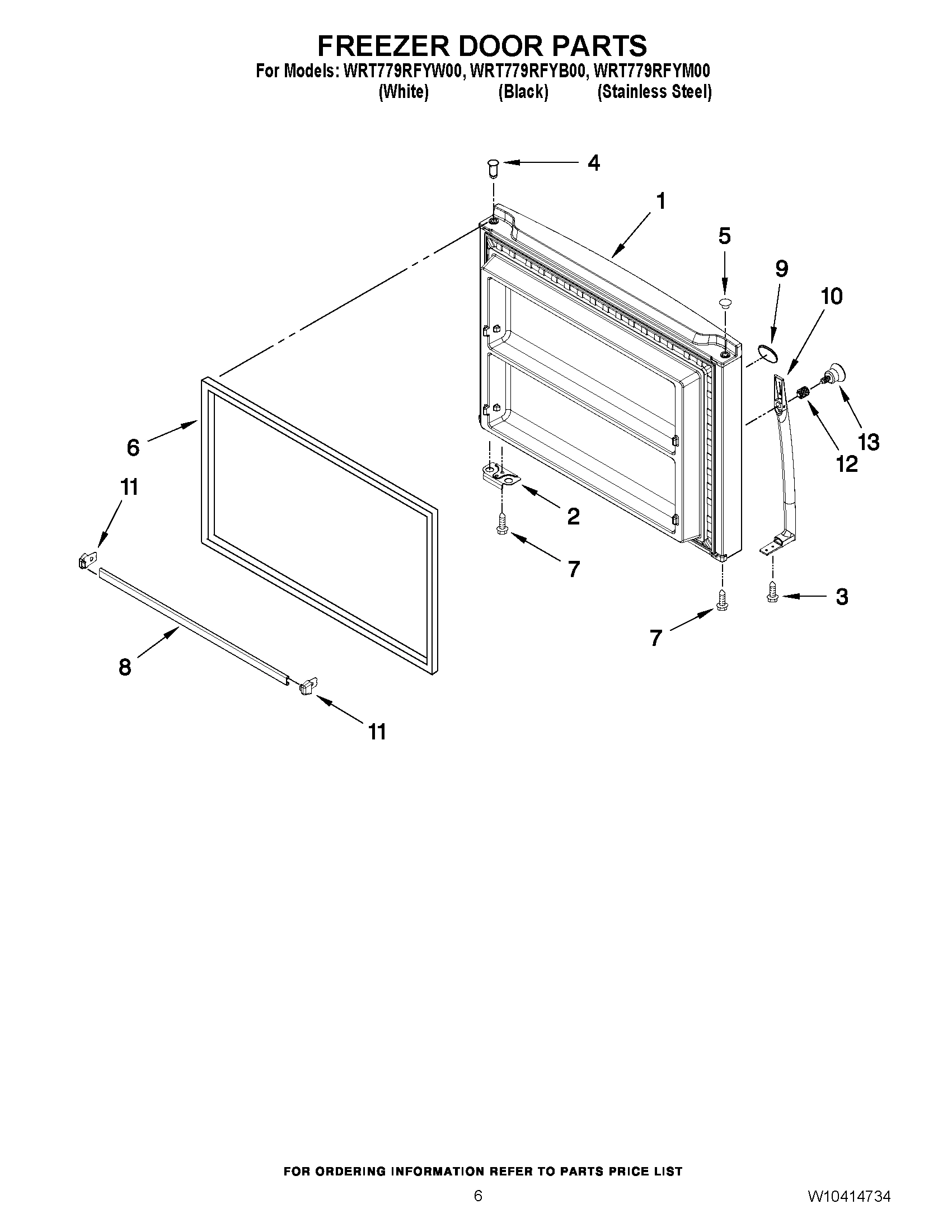 04 - FREEZER DOOR PARTS
