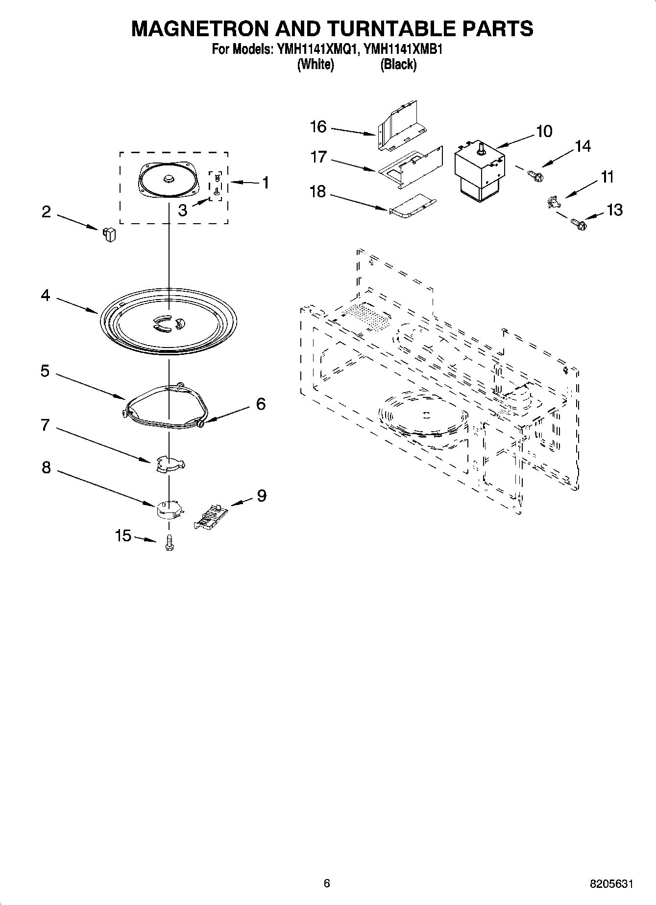 05 - MAGNETRON AND TURNTABLE PARTS