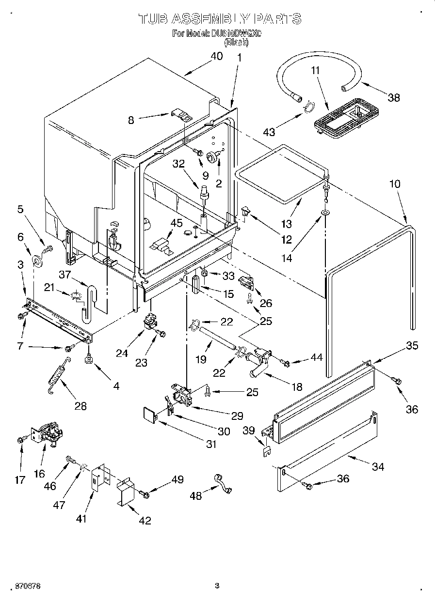 03 - TUB ASSEMBLY
