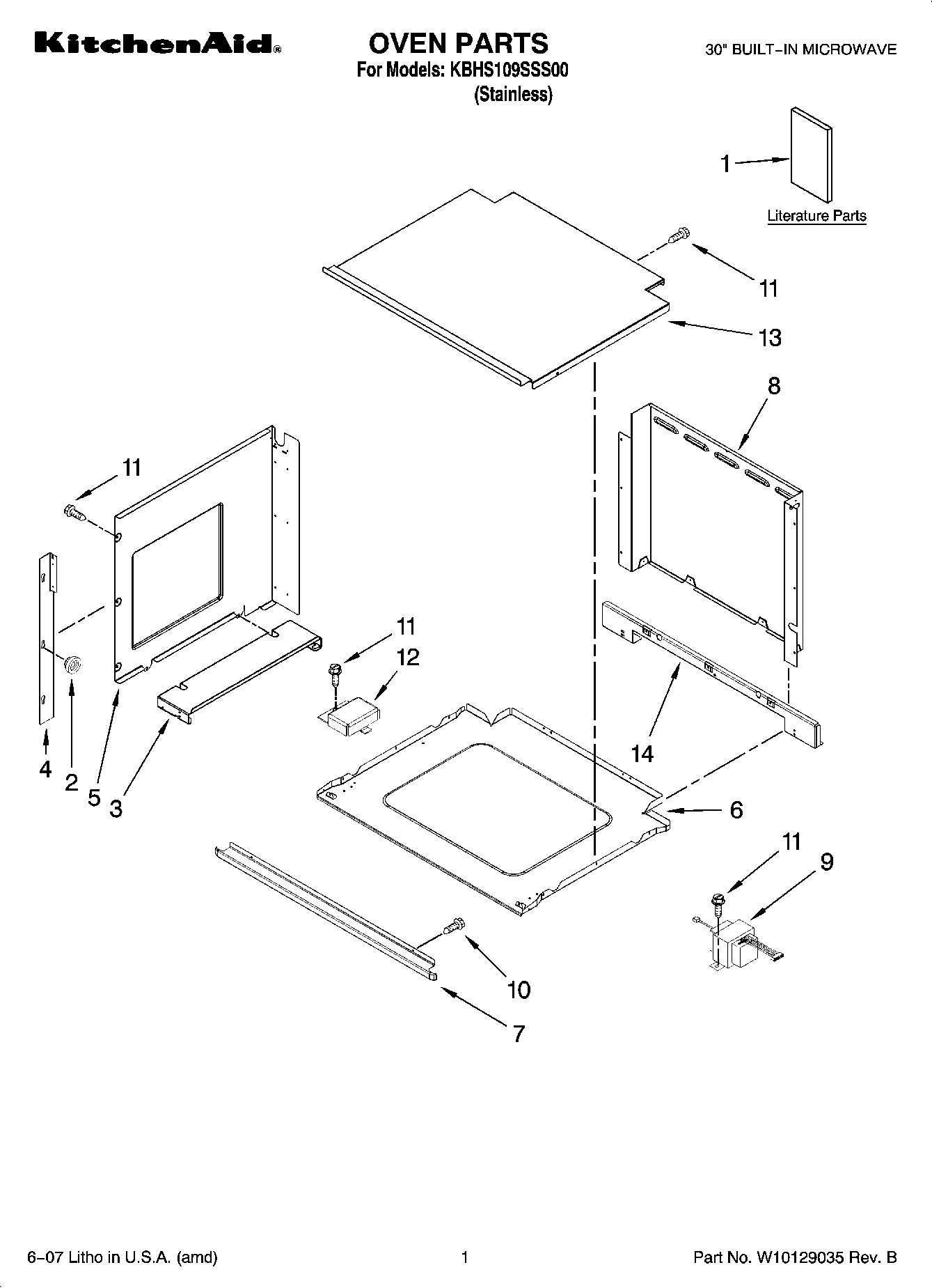 01 - OVEN PARTS