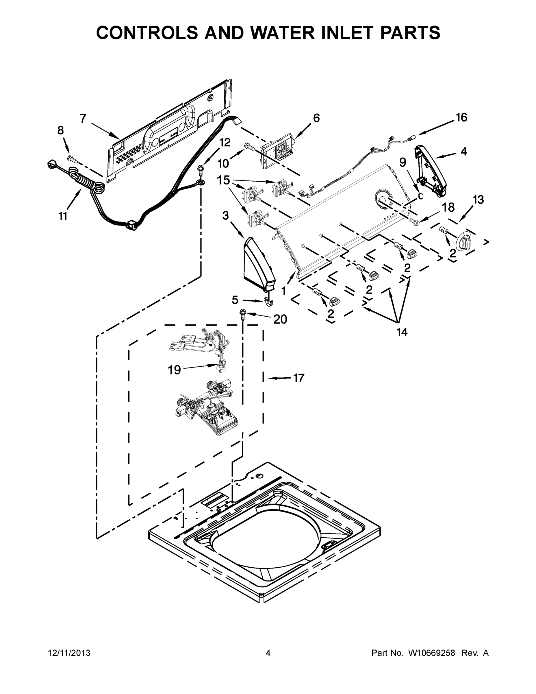 03 - CONTROLS AND WATER INLET PARTS