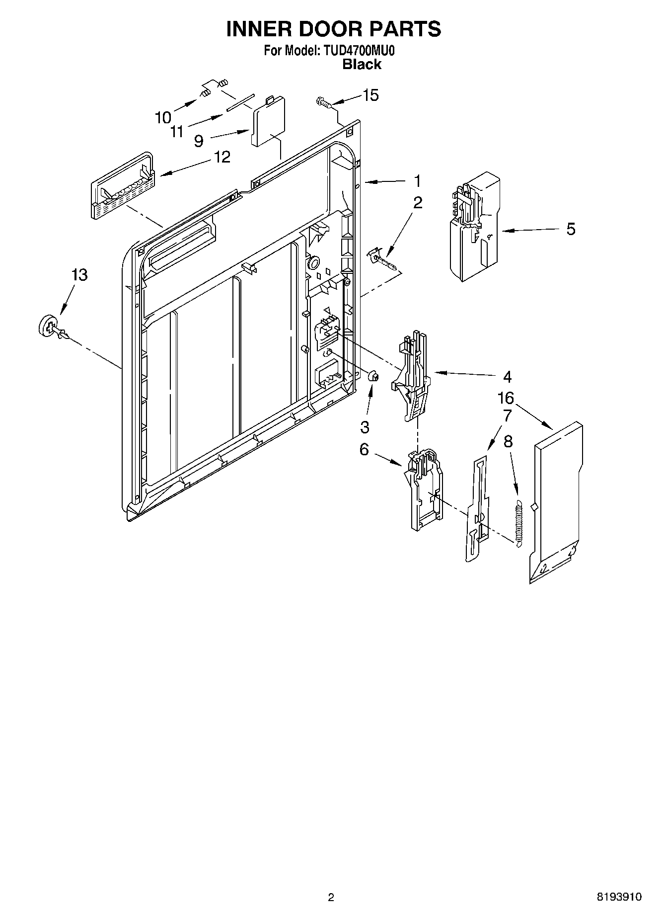 02 - INNER DOOR PARTS