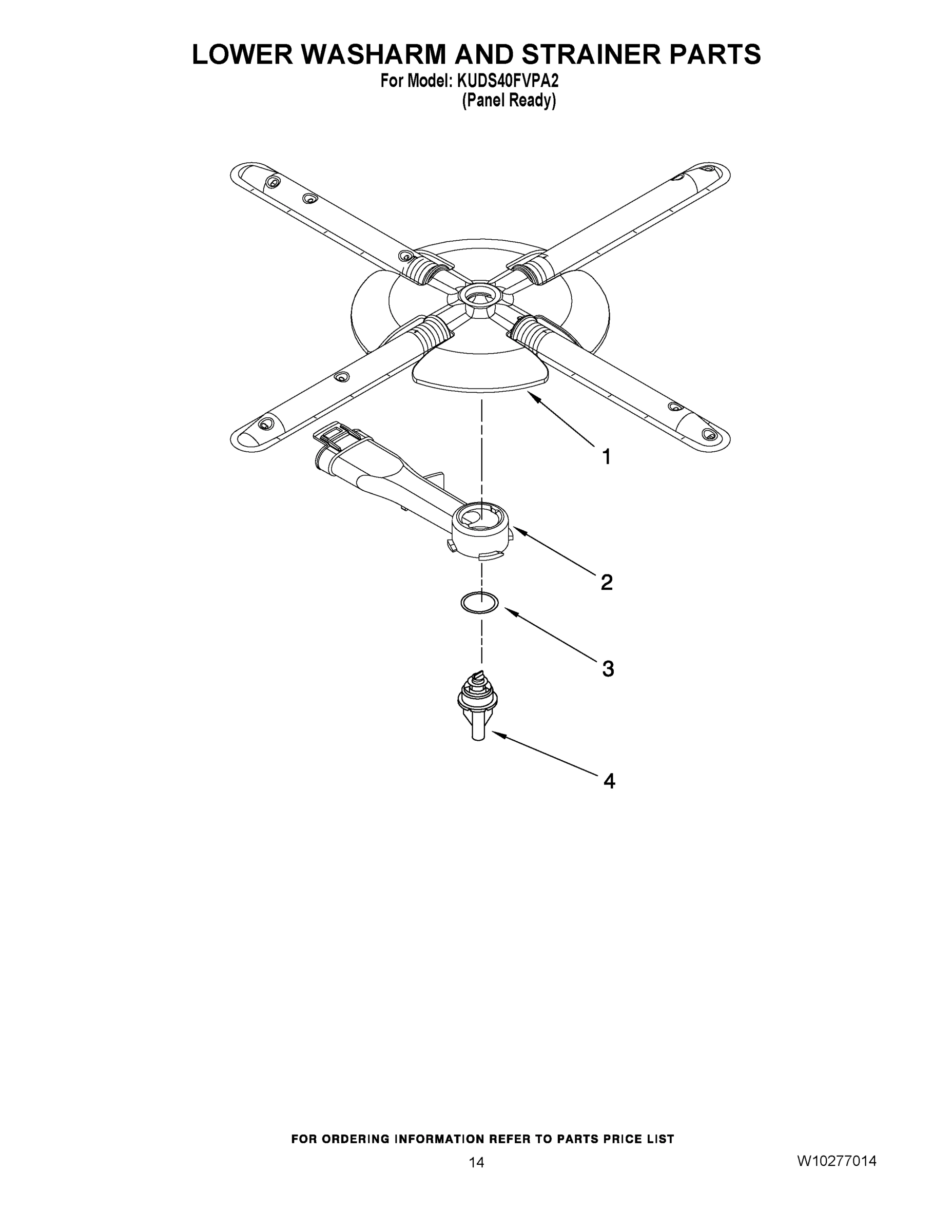 11 - LOWER WASHARM AND STRAINER PARTS
