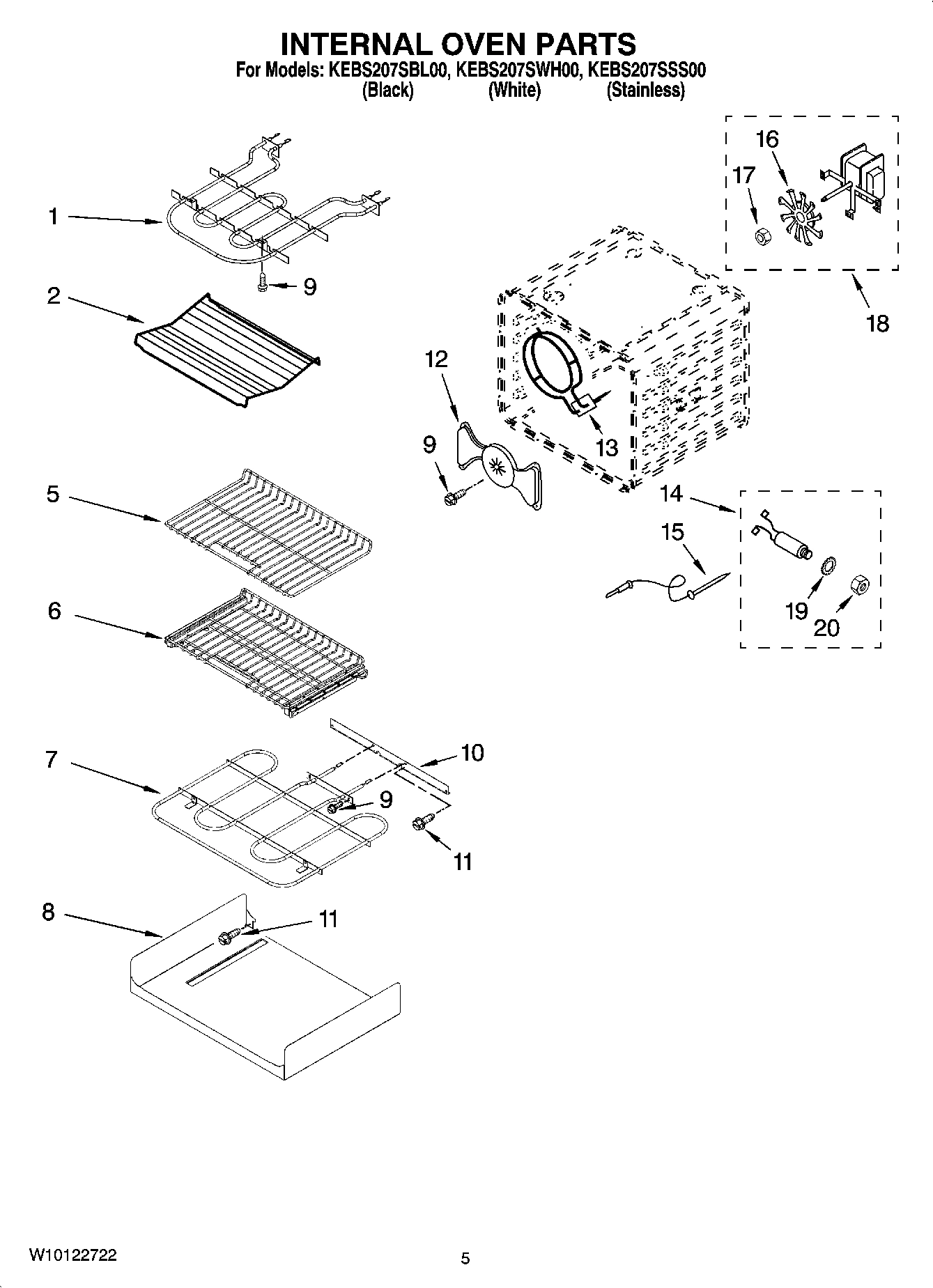 04 - INTERNAL OVEN PARTS