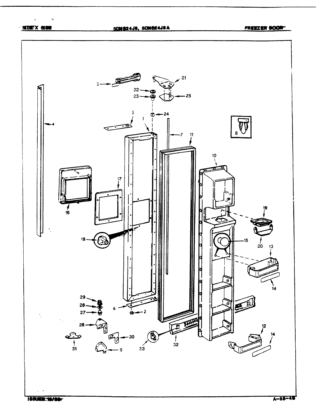 02 - FREEZER DOOR