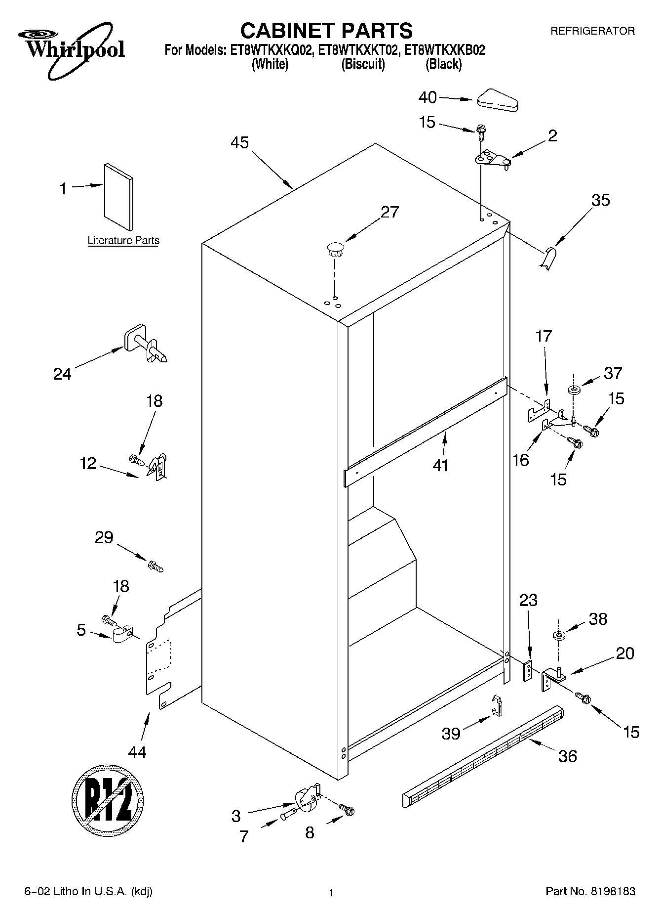 01 - CABINET, LITERATURE