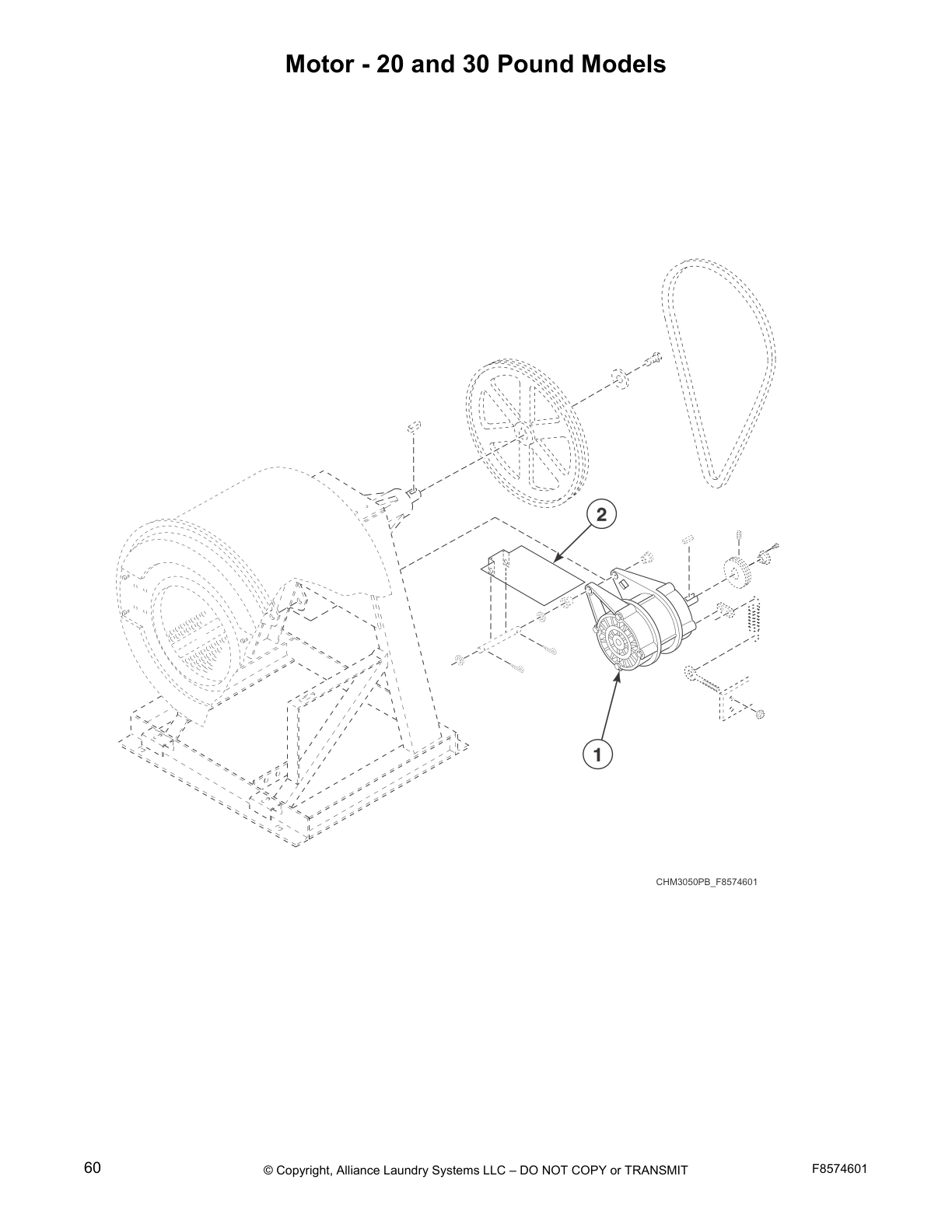 Motor - 20 and 30 Pound Models