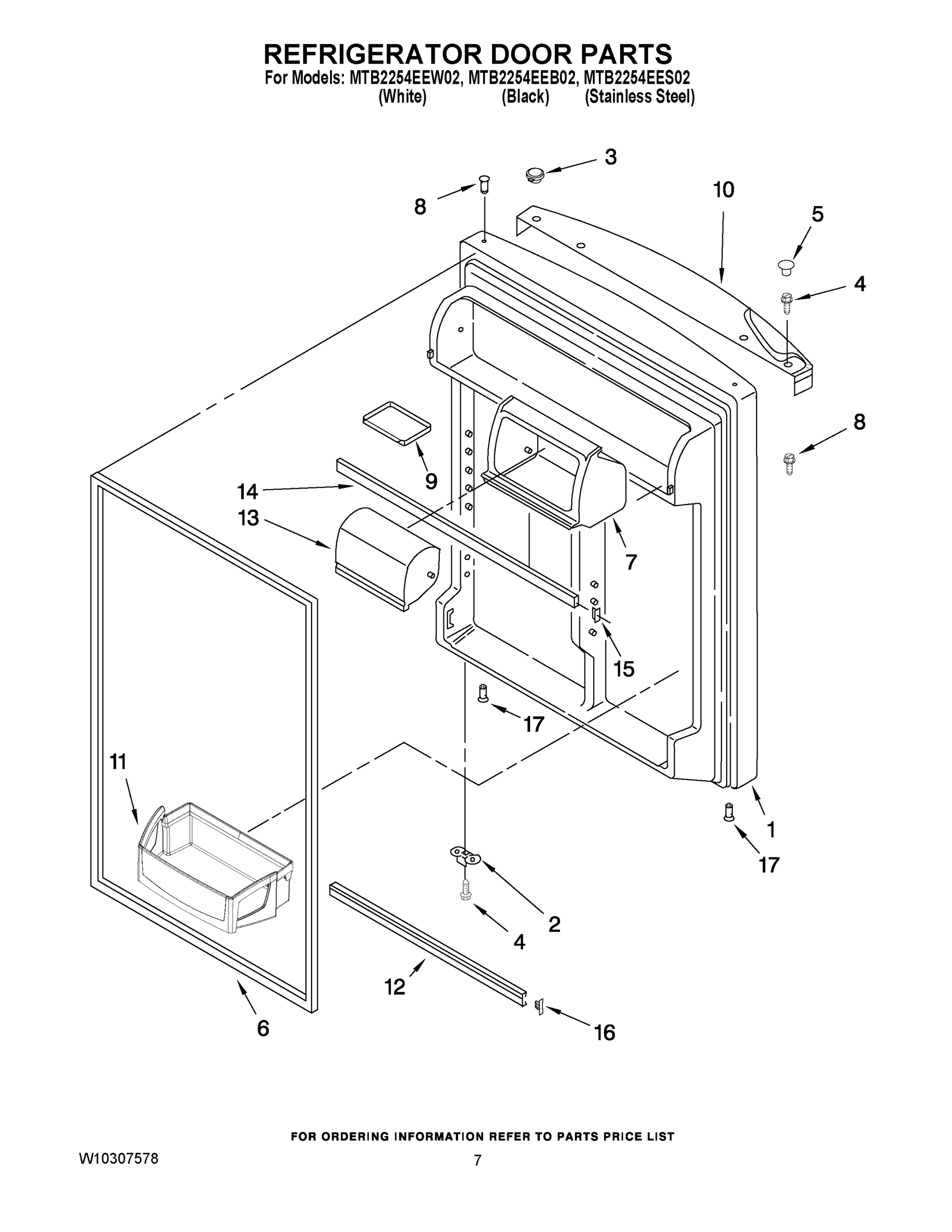 04 - REFRIGERATOR DOOR PARTS