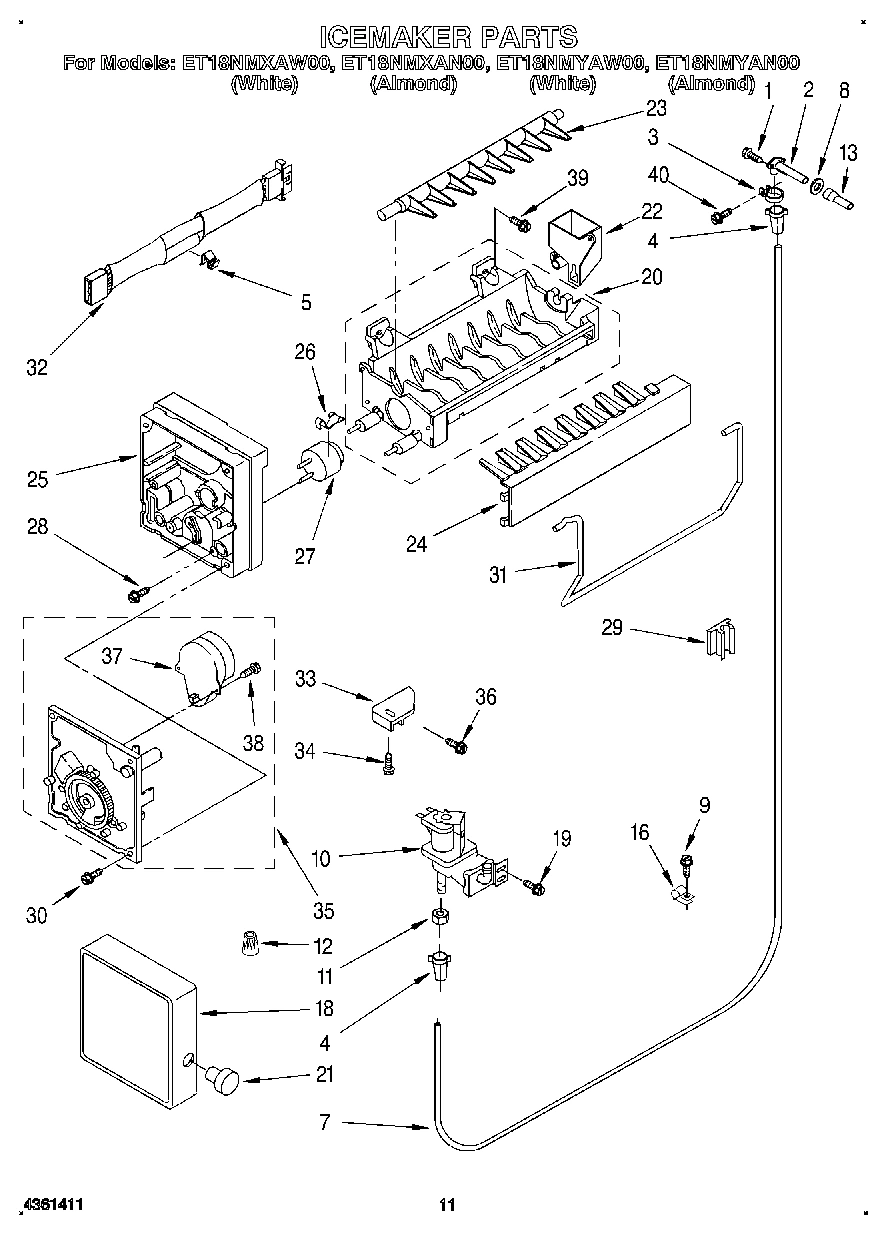 08 - ICEMAKER, LIT/OPTIONAL