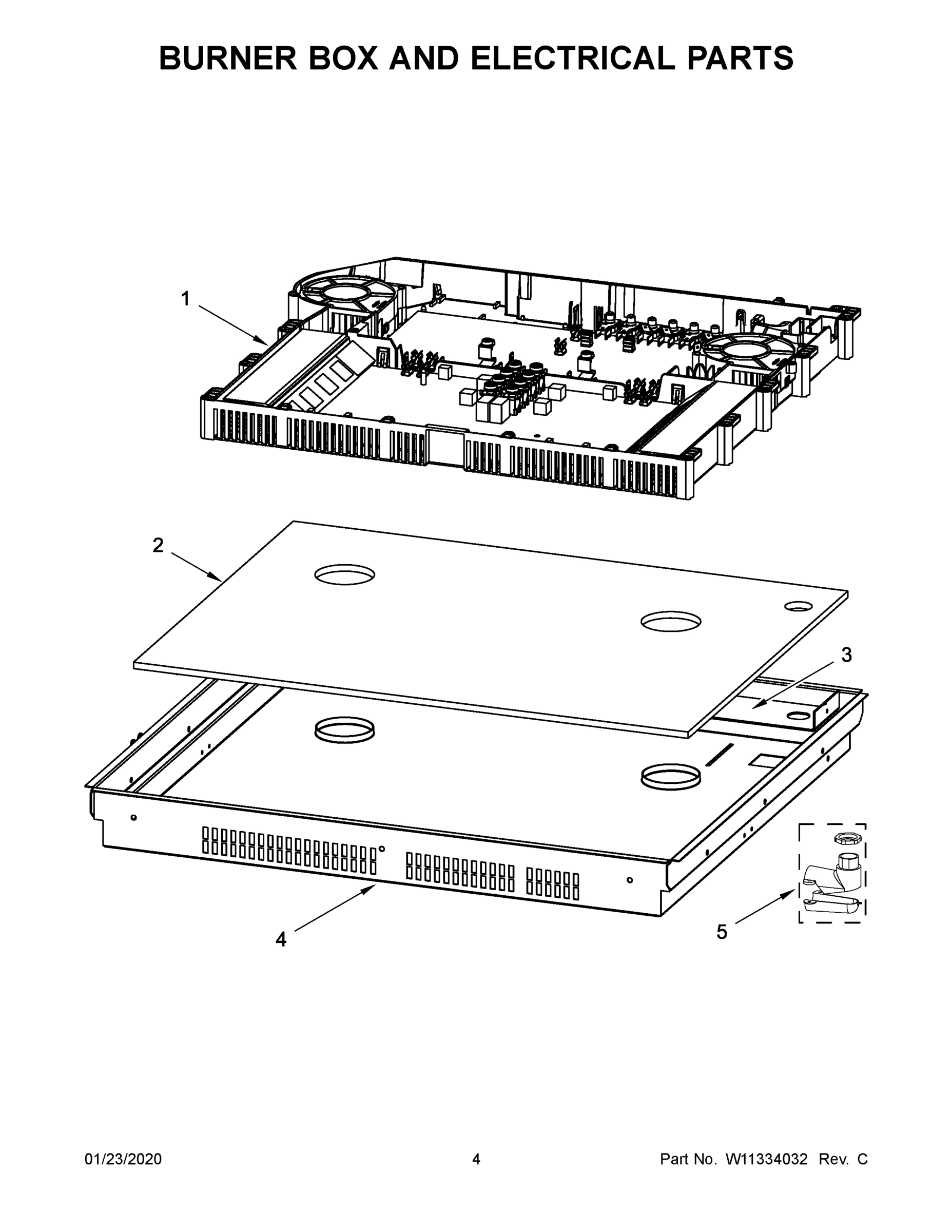 03 - BURNER BOX AND ELECTRICAL PARTS