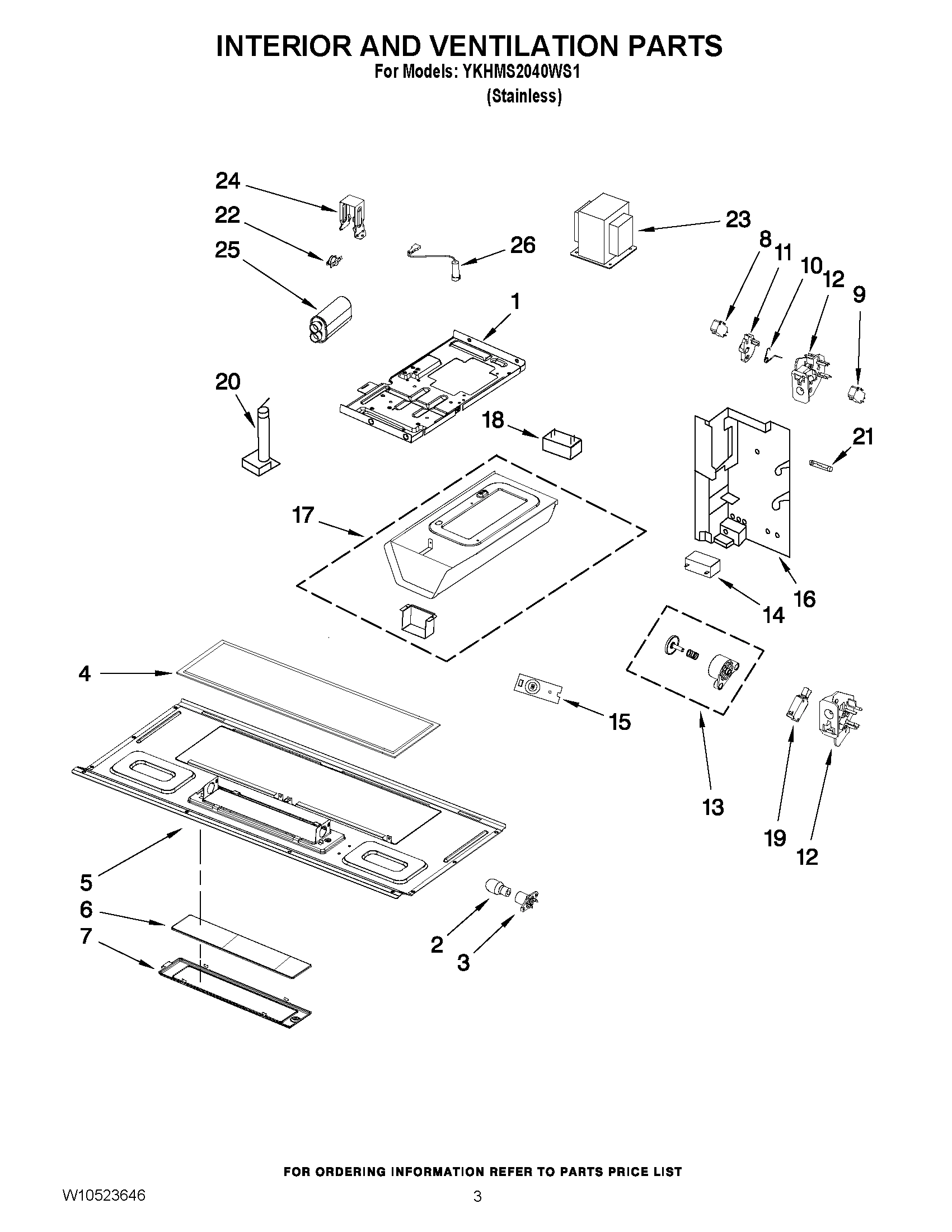 03 - INTERIOR AND VENTILATION PARTS