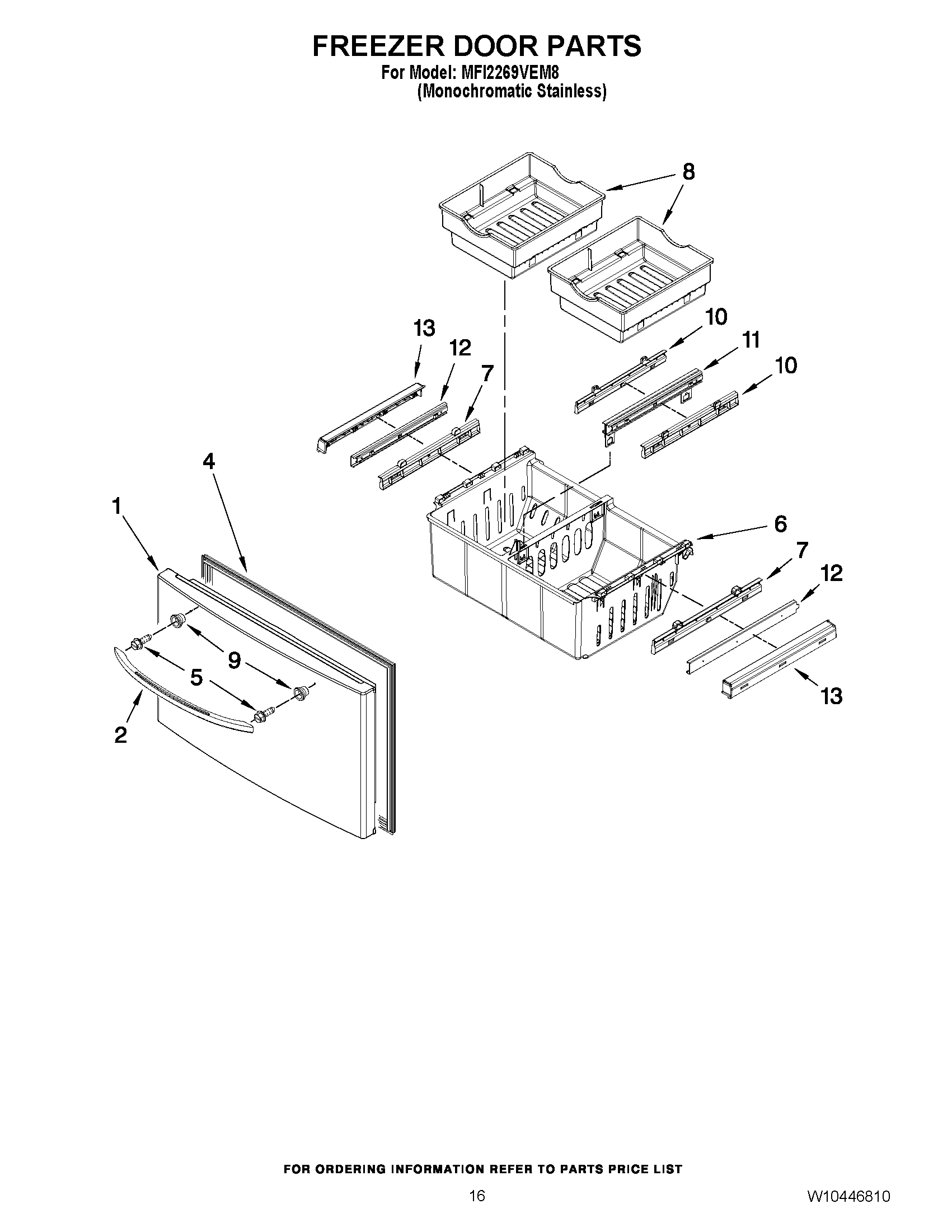 09 - FREEZER DOOR PARTS