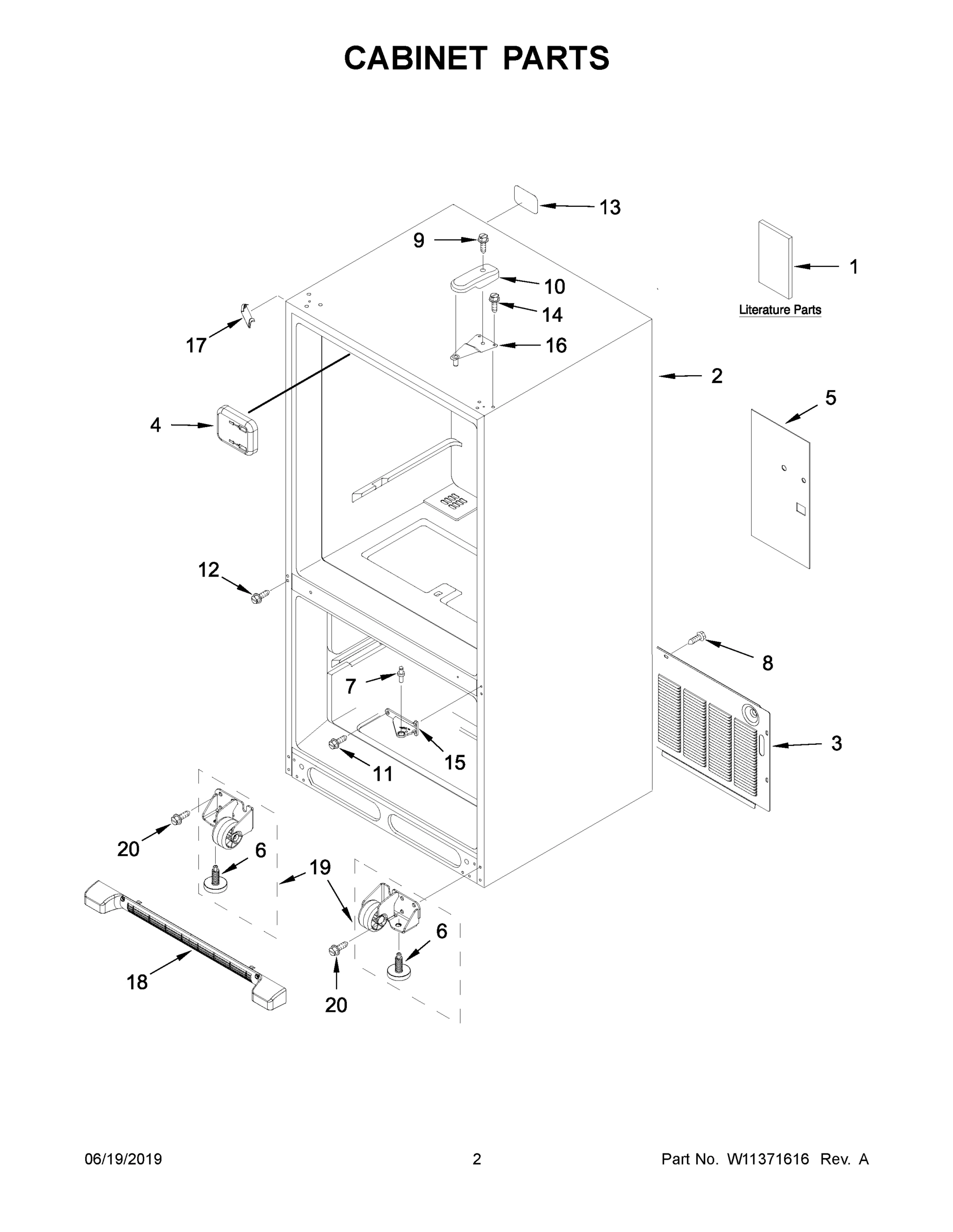 02 - CABINET PARTS
