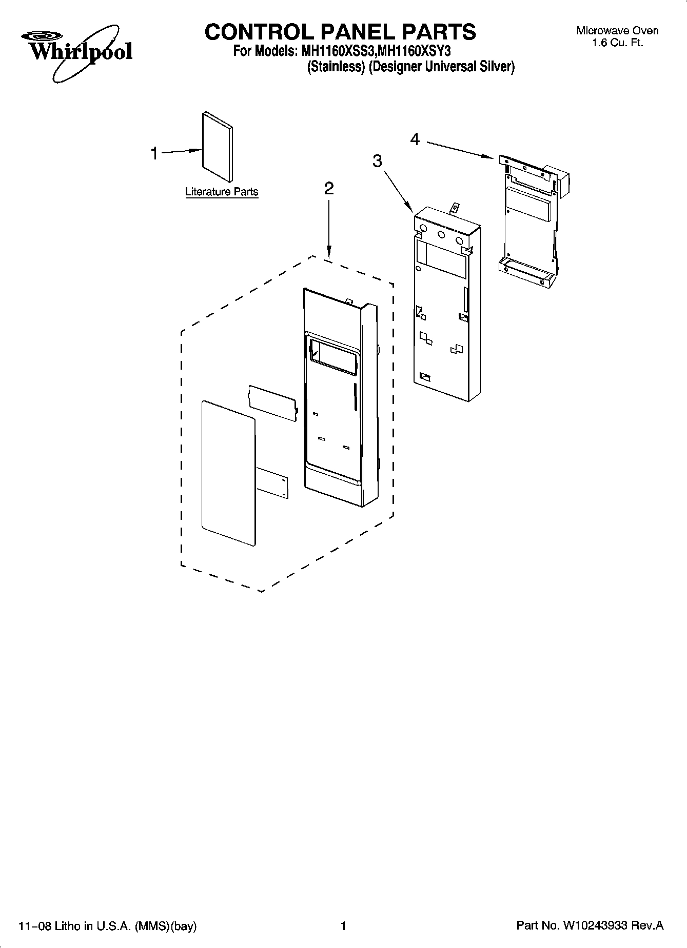 01 - CONTROL PANEL PARTS