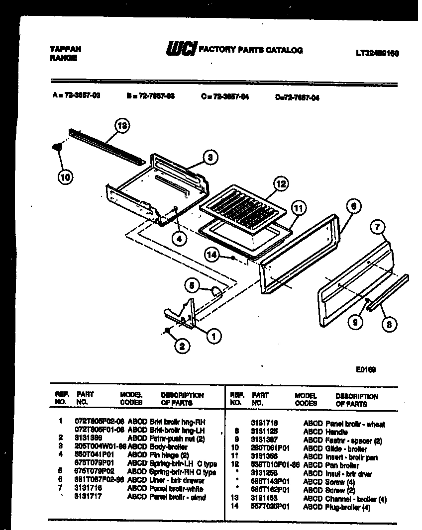 05 - BROILER DRAWER PARTS