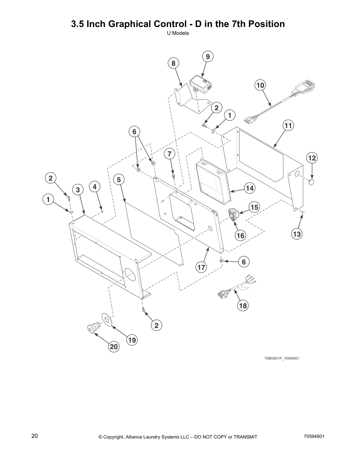 3.5 Inch Graphical Control - D in the 7th Position