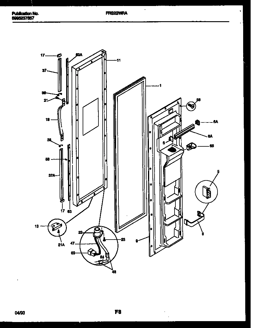 02 - FREEZER DOOR PARTS