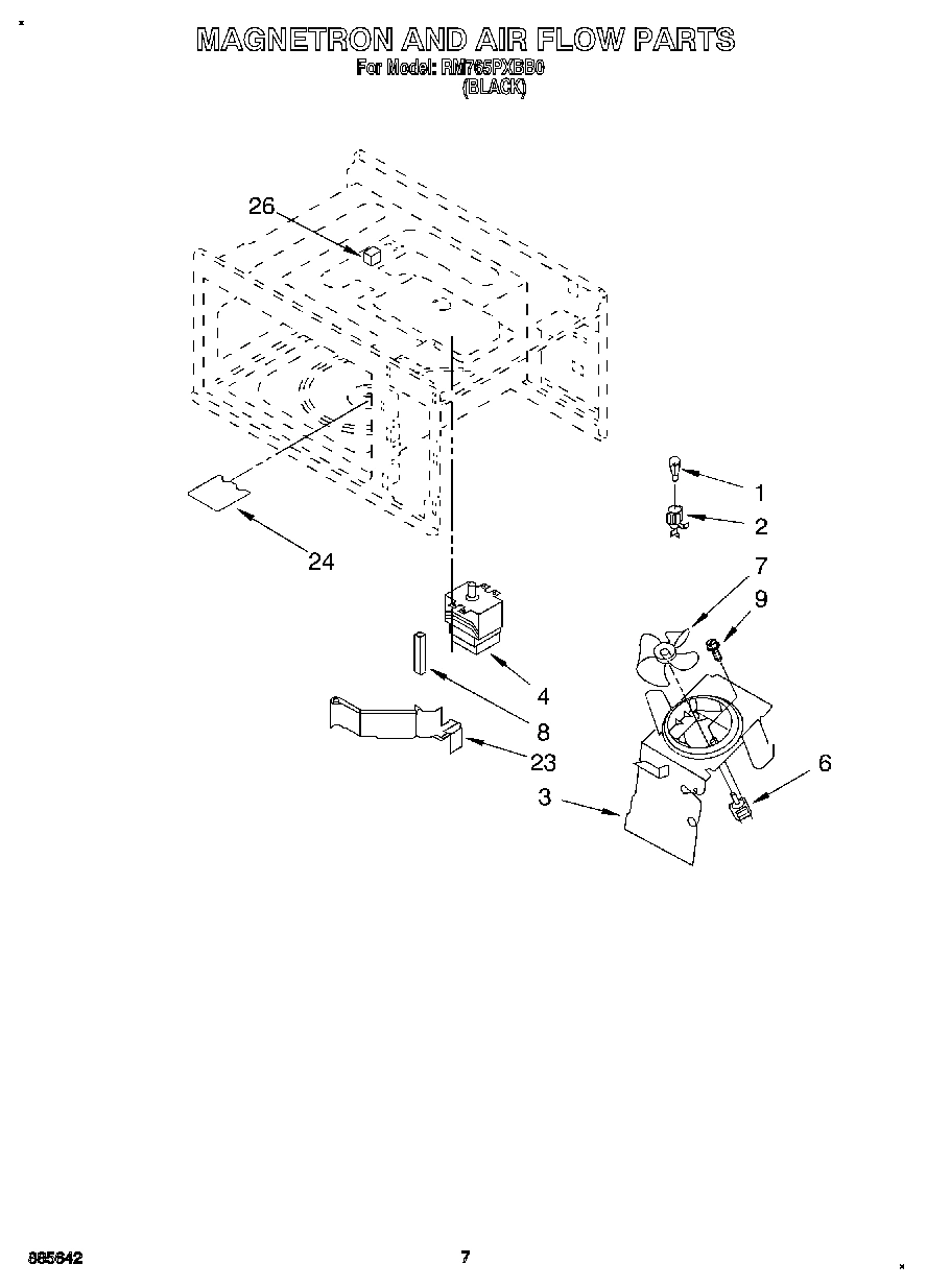 05 - MAGNETRON AND AIR FLOW, OPTIONAL