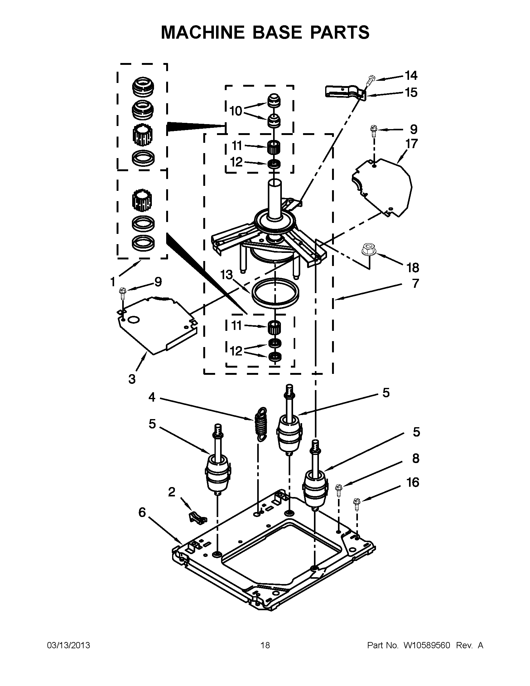 09 - MACHINE BASE PARTS