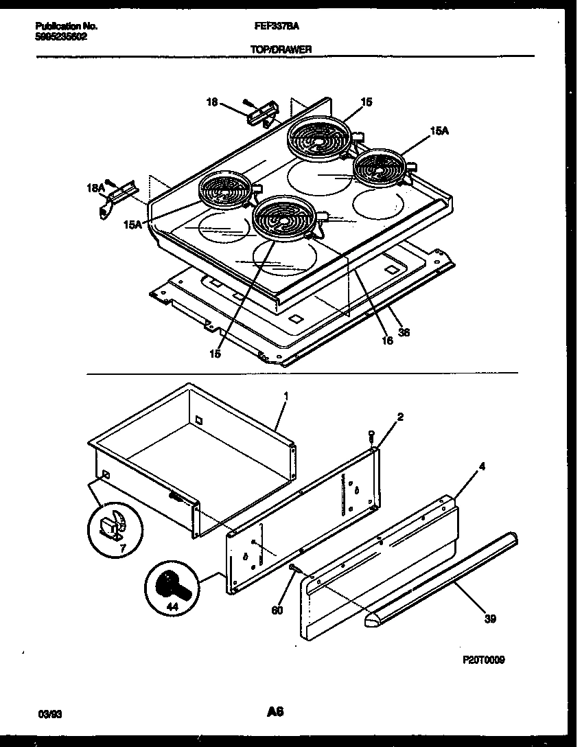 04 - COOKTOP AND DRAWER PARTS