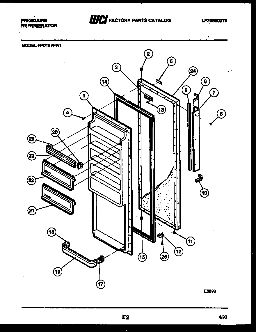 02 - REFRIGERATOR DOOR PARTS