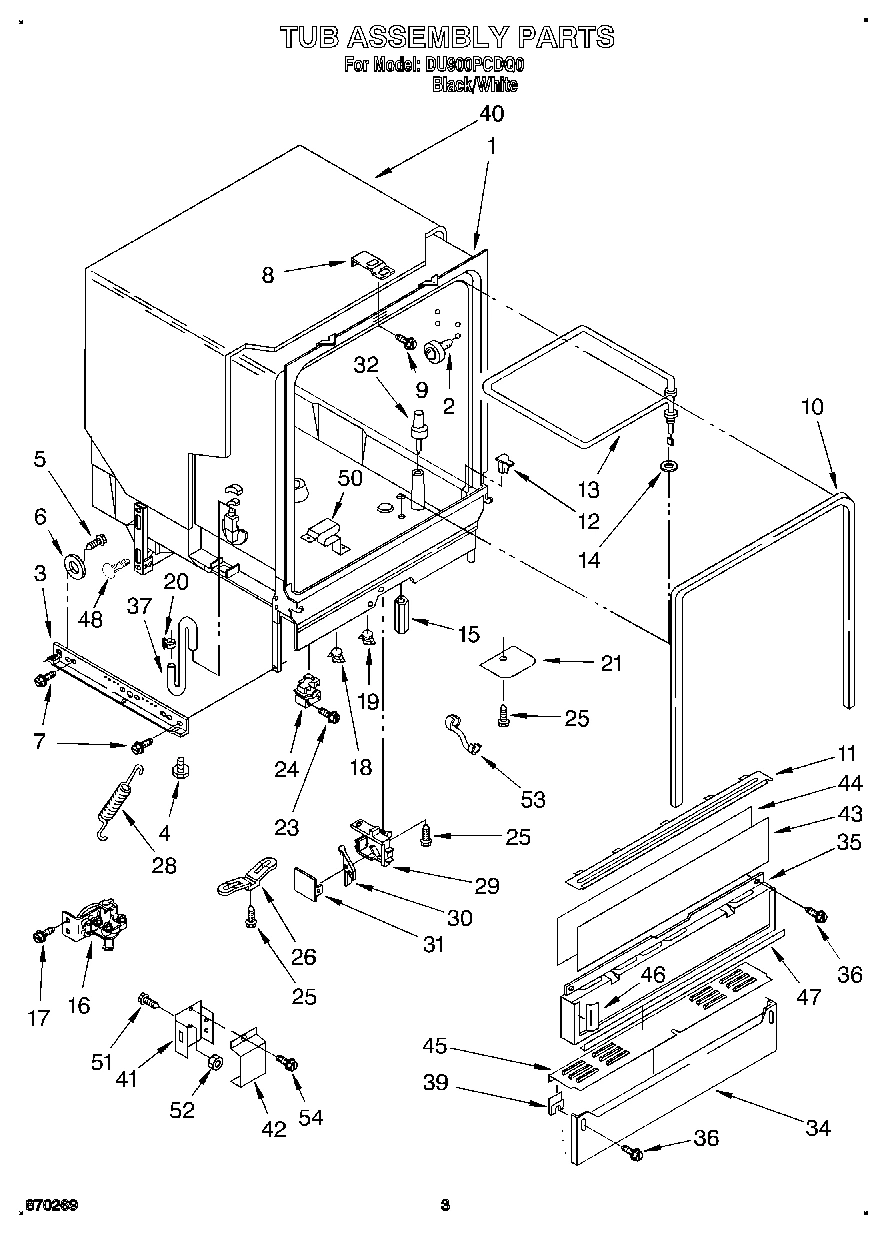03 - TUB ASSEMBLY