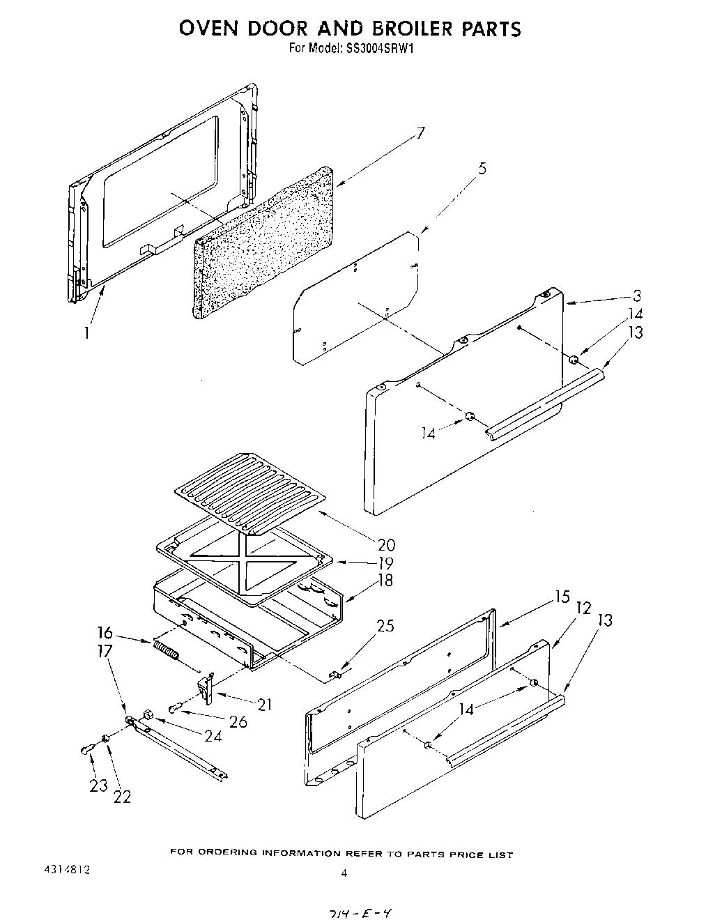 03 - OVEN DOOR AND BROILER