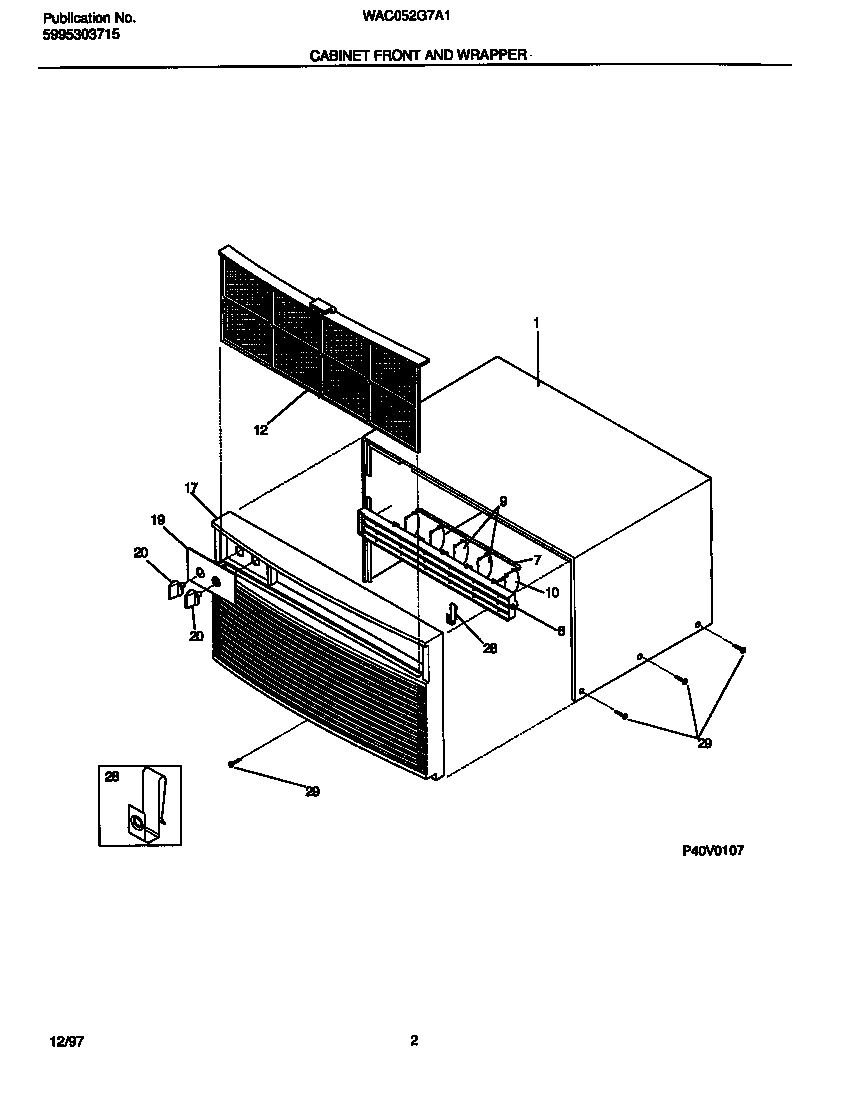 02 - CABINET  FRONT  AND  WRAPPER
