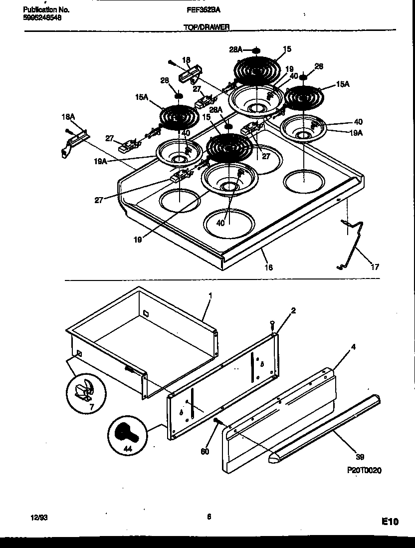 04 - COOKTOP AND DRAWER PARTS