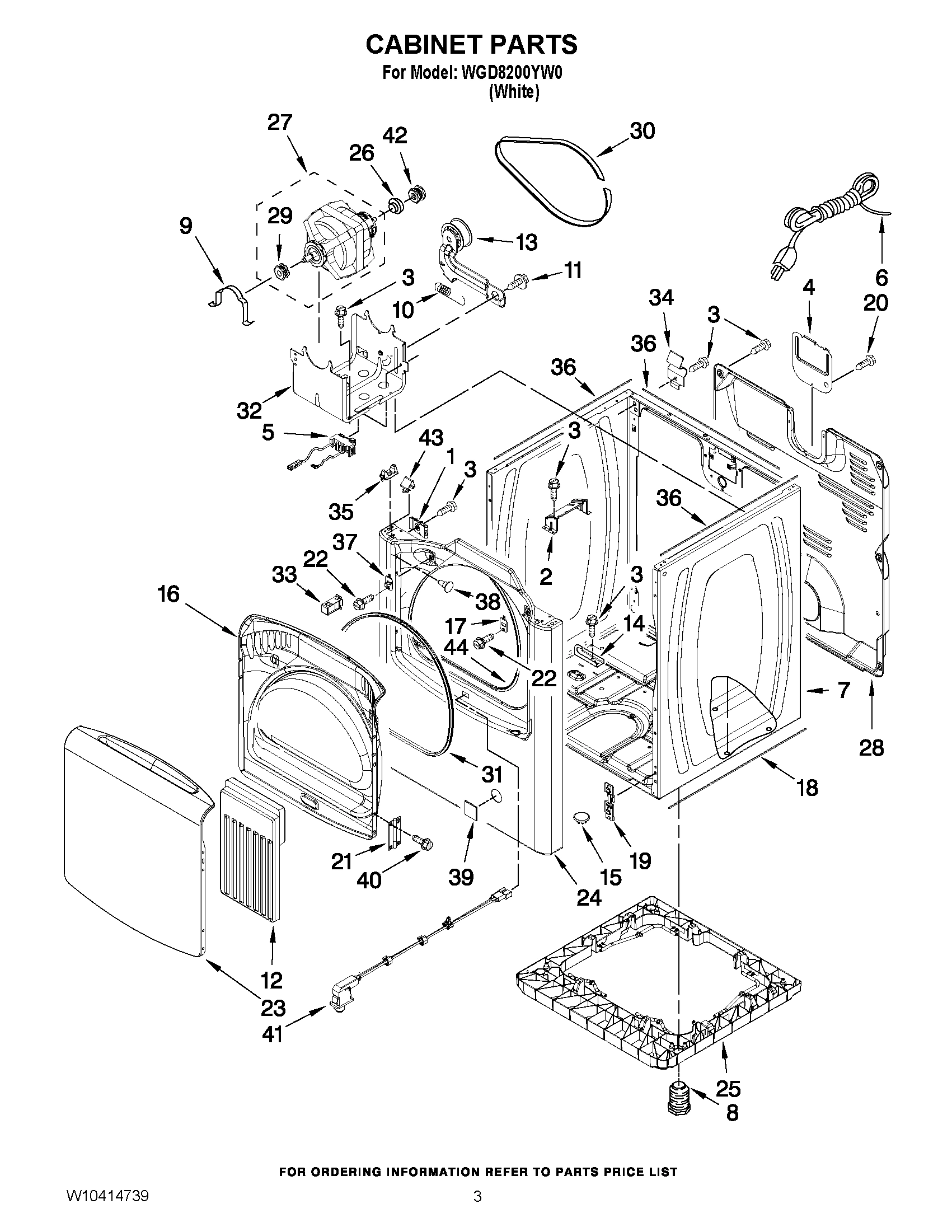02 - CABINET PARTS