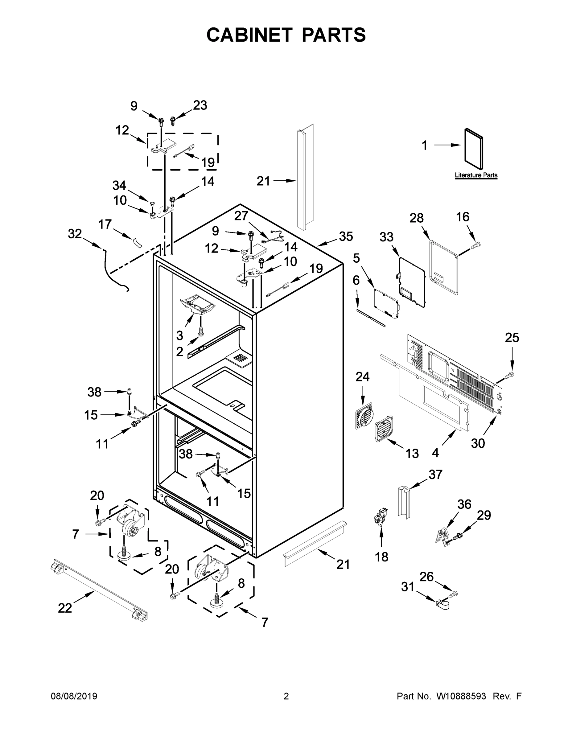 02 - CABINET PARTS