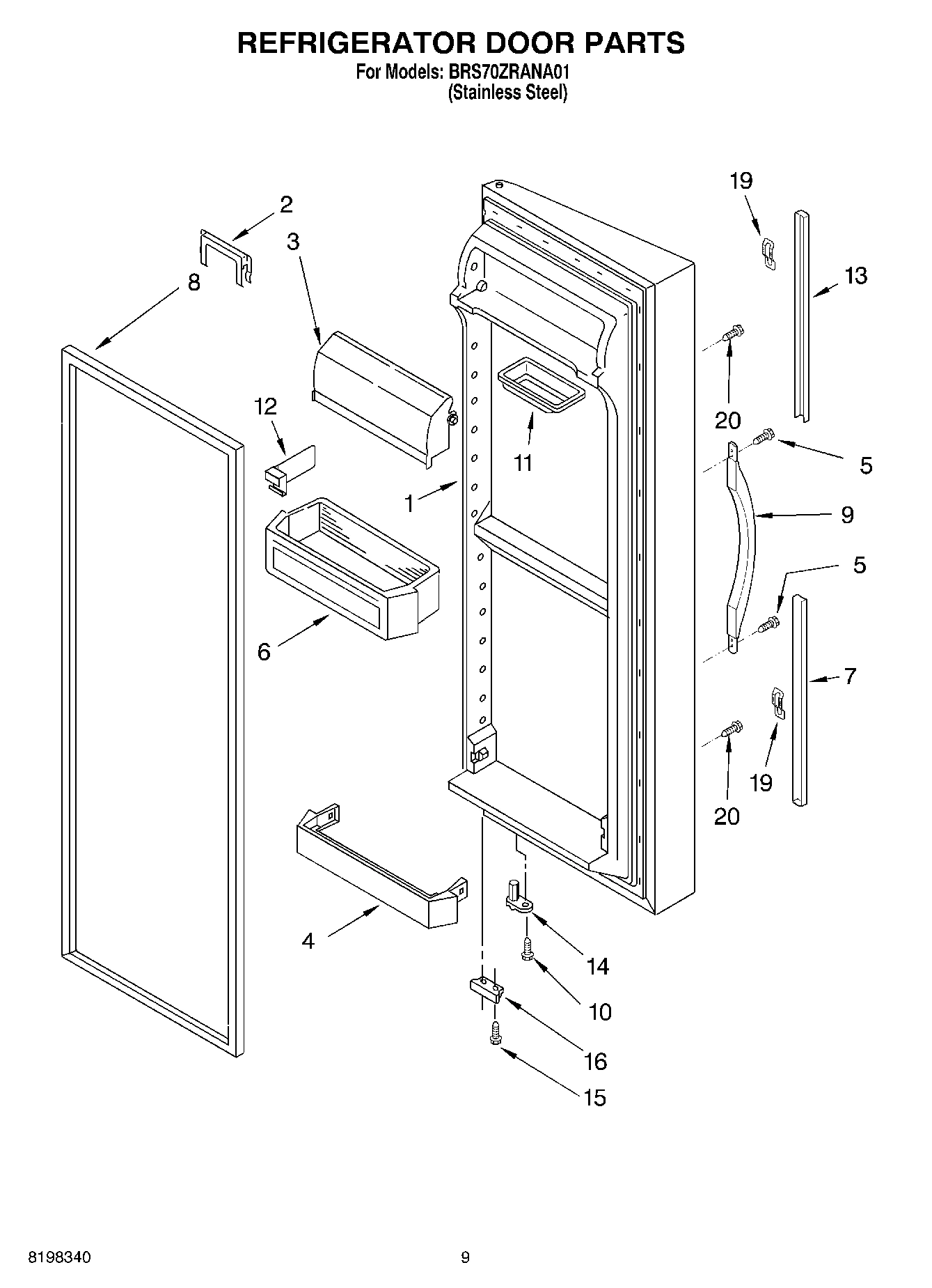 06 - REFRIGERATOR DOOR PARTS