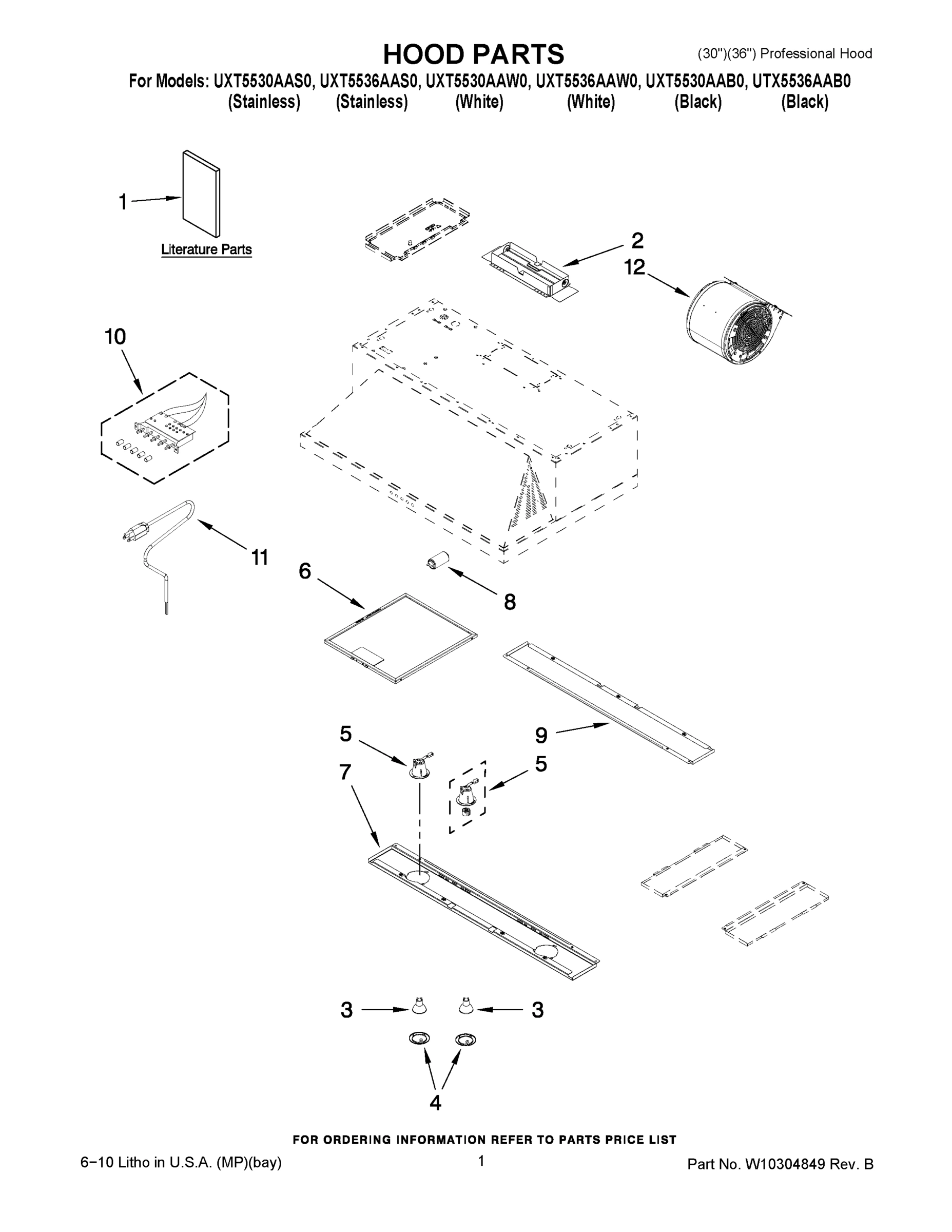 01 - HOOD PARTS