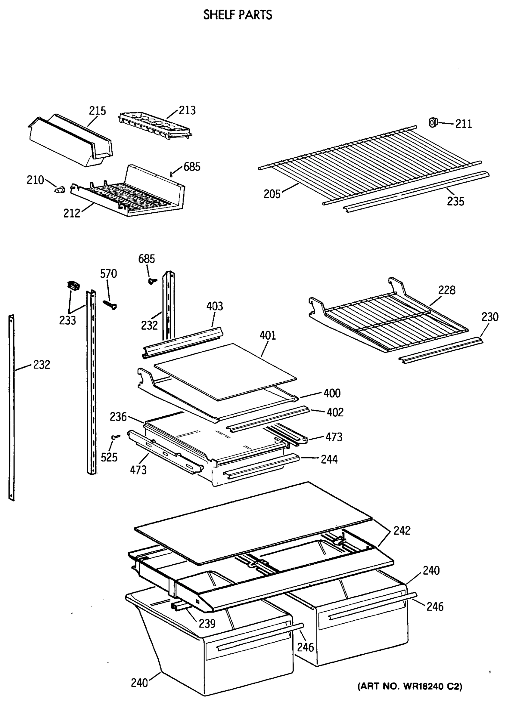 SHELF PARTS