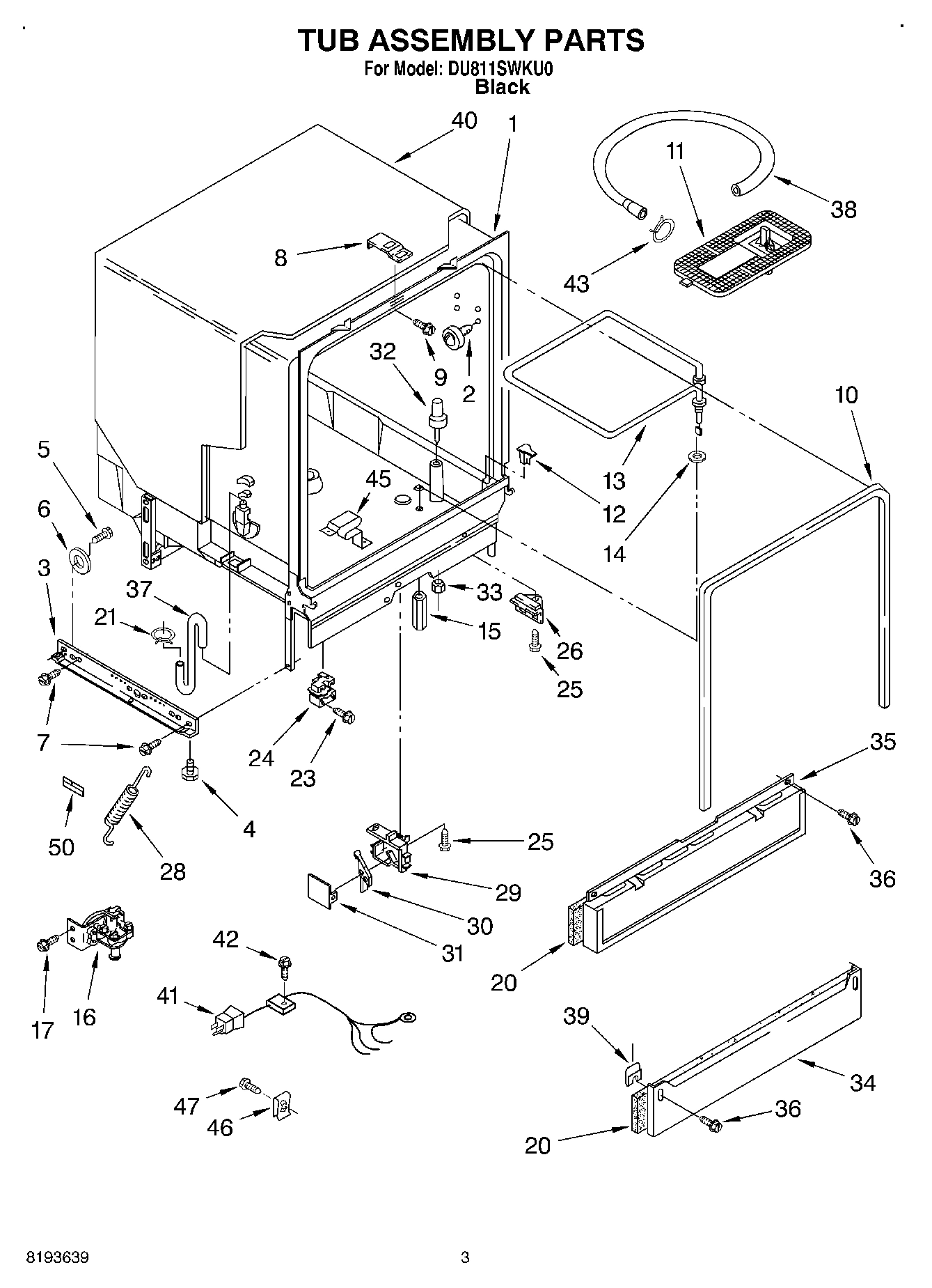 03 - TUB ASSEMBLY