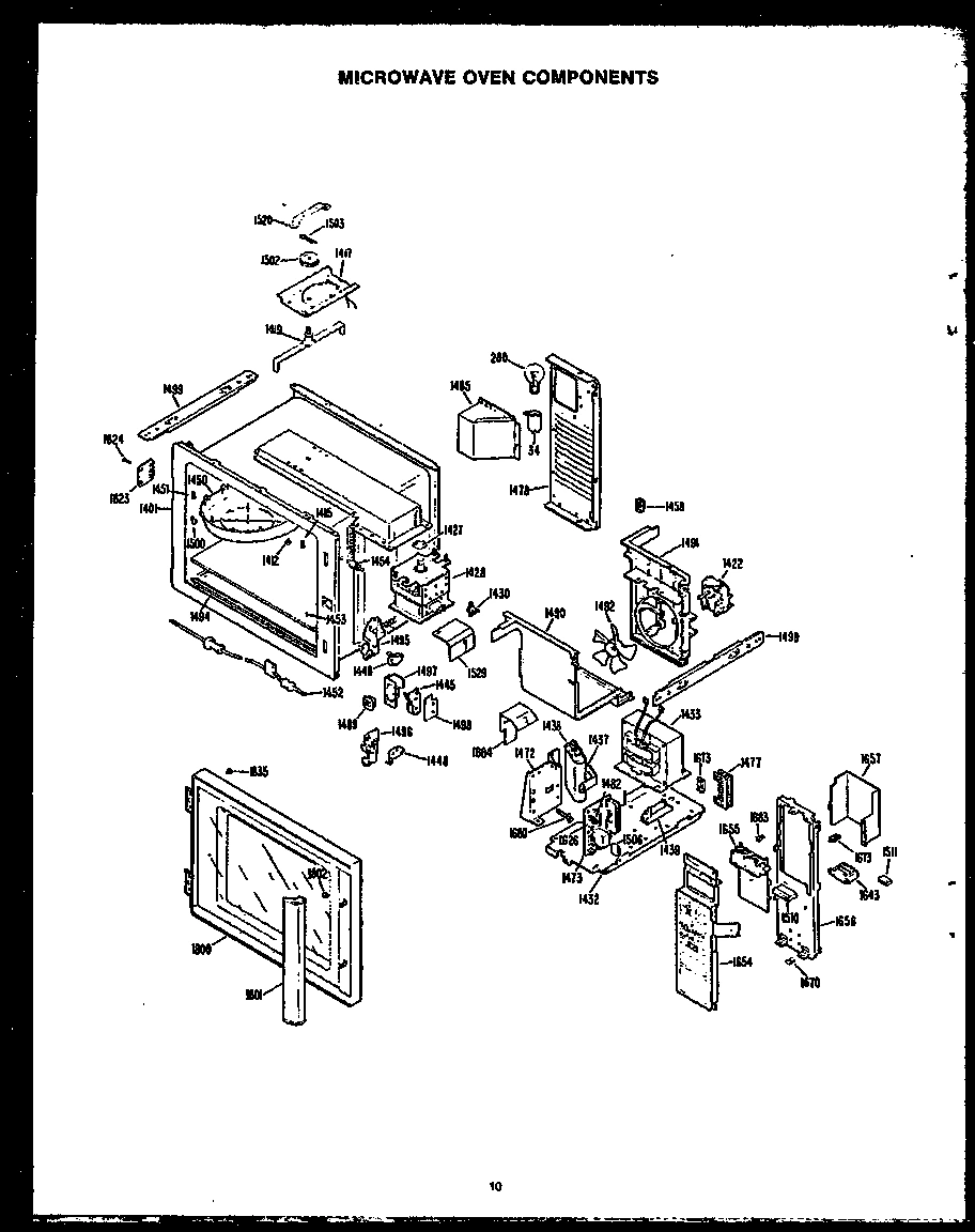 02 - MICROWAVE OVEN COMPONENTS