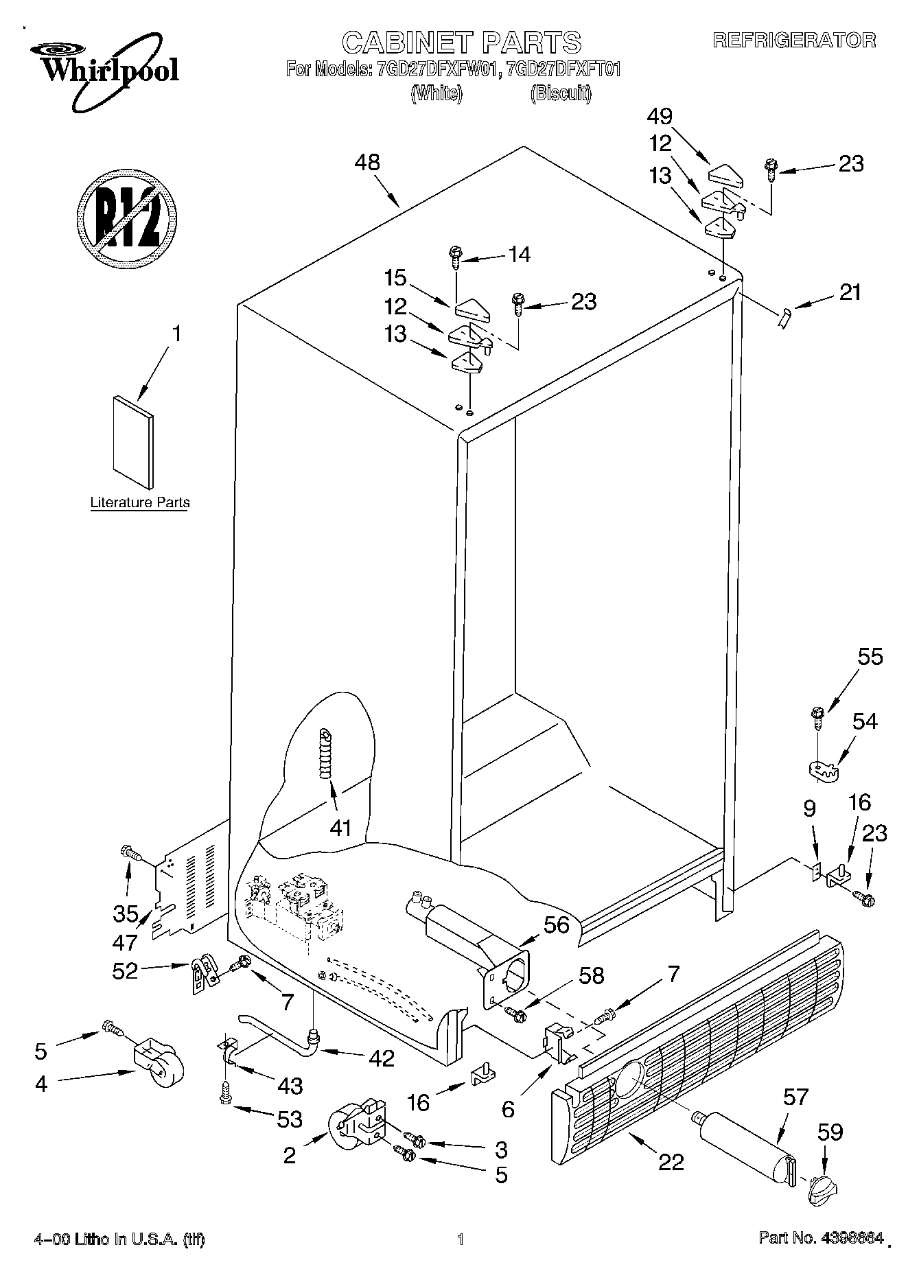 01 - CABINET, LITERATURE