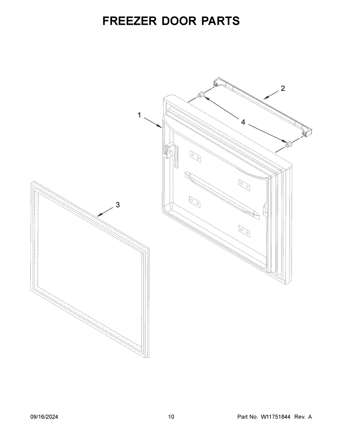 06 - FREEZER DOOR PARTS