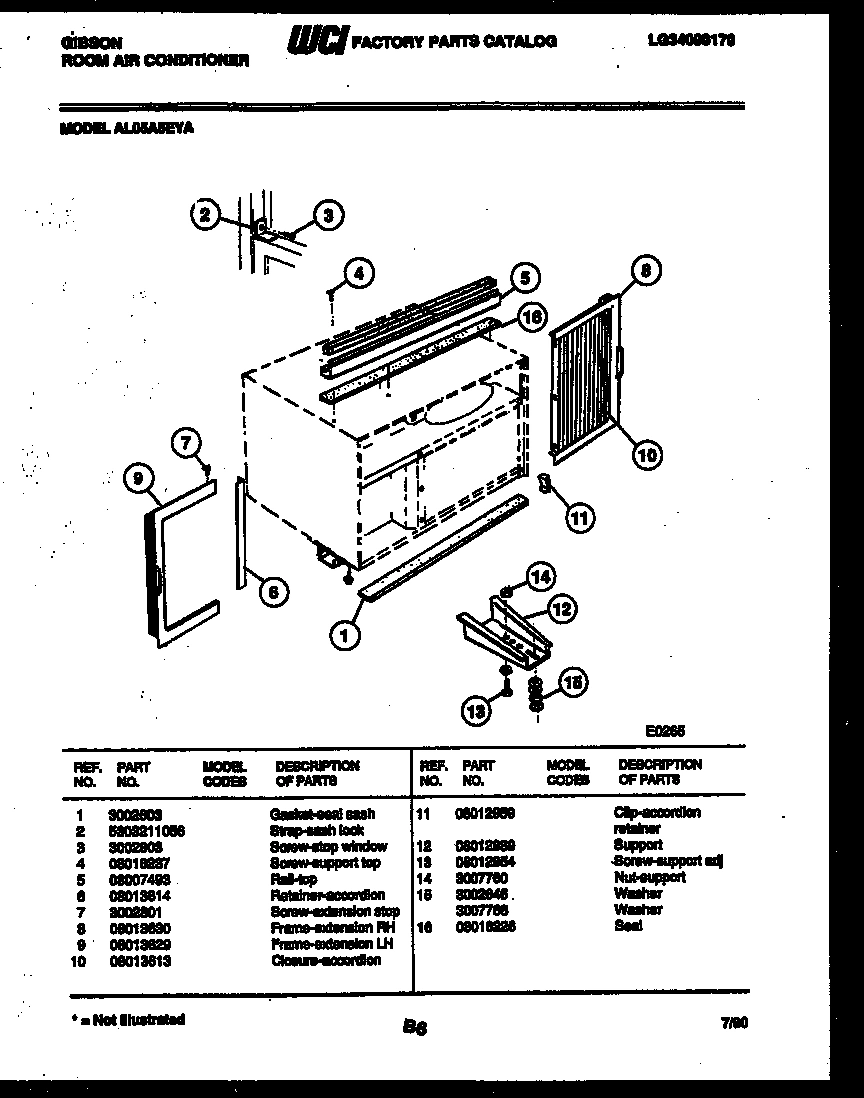 06 - CABINET AND INSTALLATION PARTS
