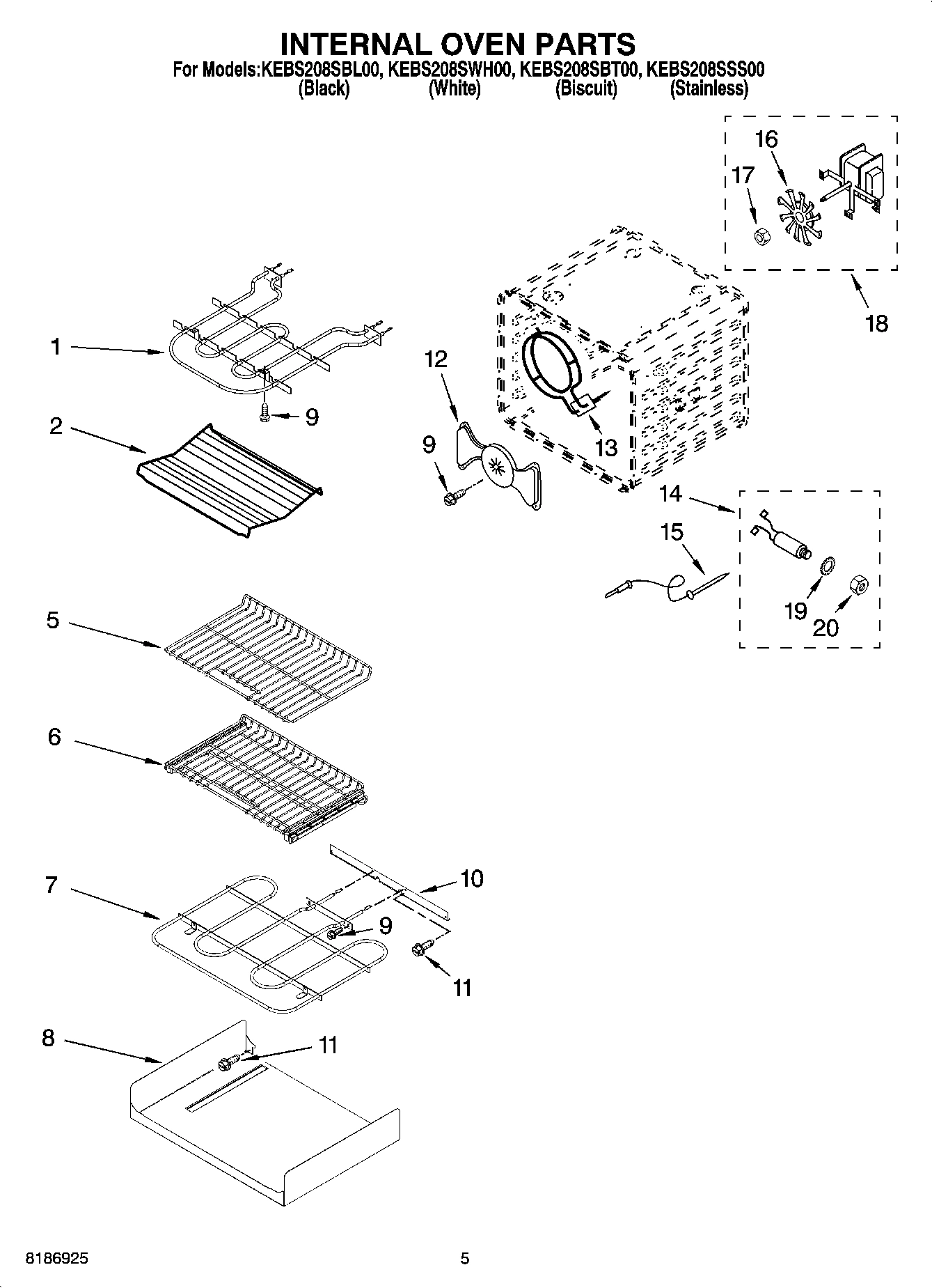 04 - INTERNAL OVEN PARTS