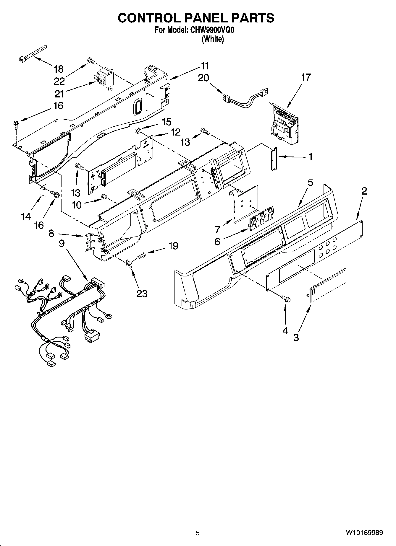 03 - CONTROL PANEL PARTS