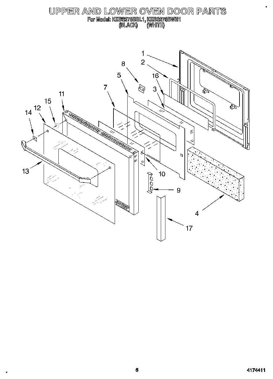 04 - UPPER AND LOWER OVEN DOOR