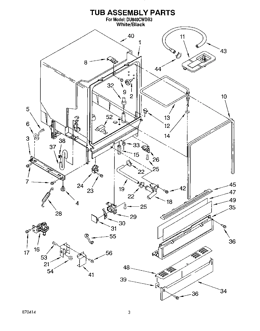 03 - TUB ASSEMBLY