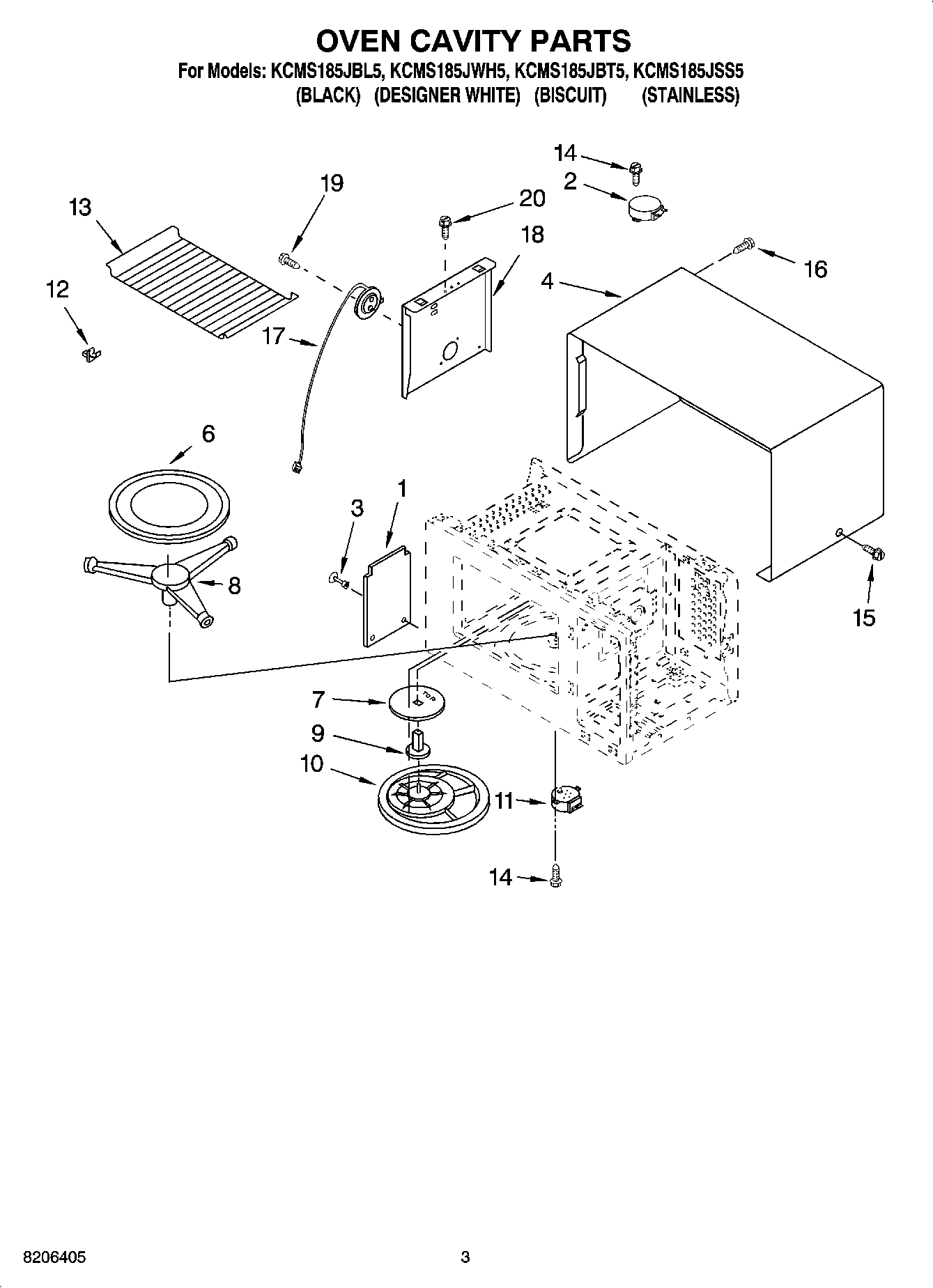 03 - OVEN CAVITY PARTS