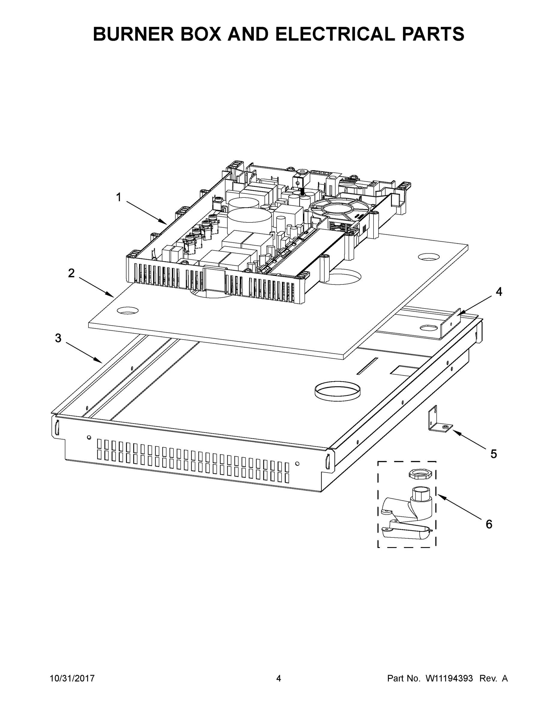 03 - BURNER BOX AND ELECTRICAL PARTS