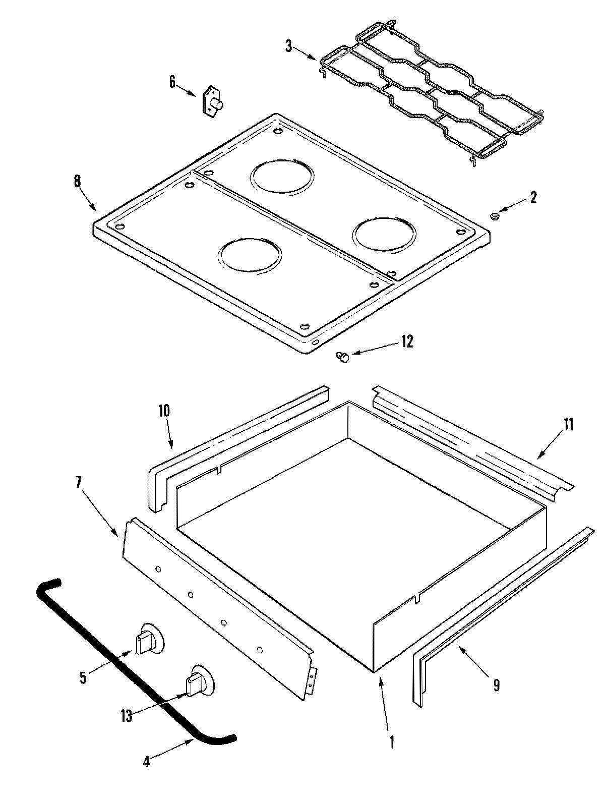 02 - TOP & BURNER BOX