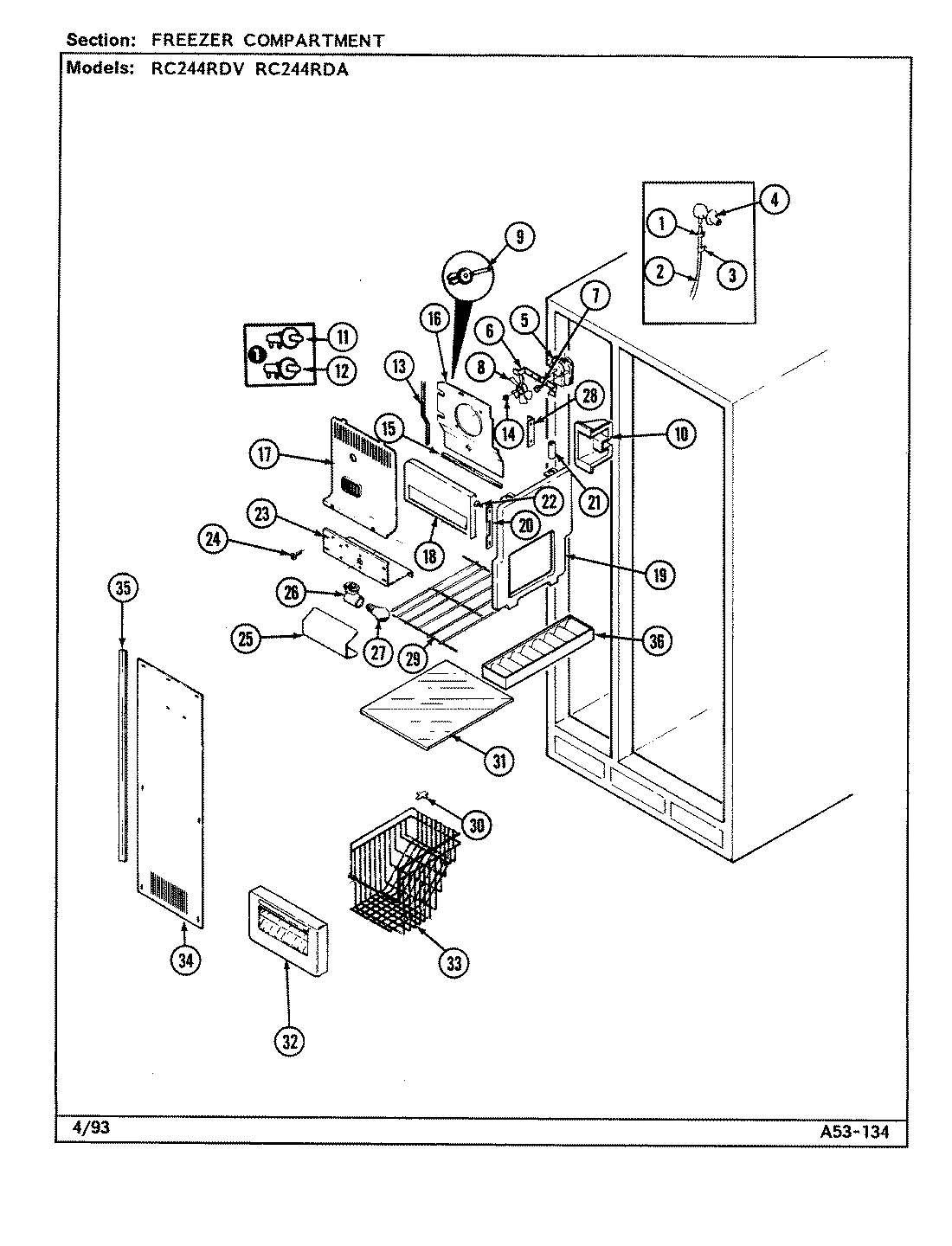 01 - FREEZER COMPARTMENT
