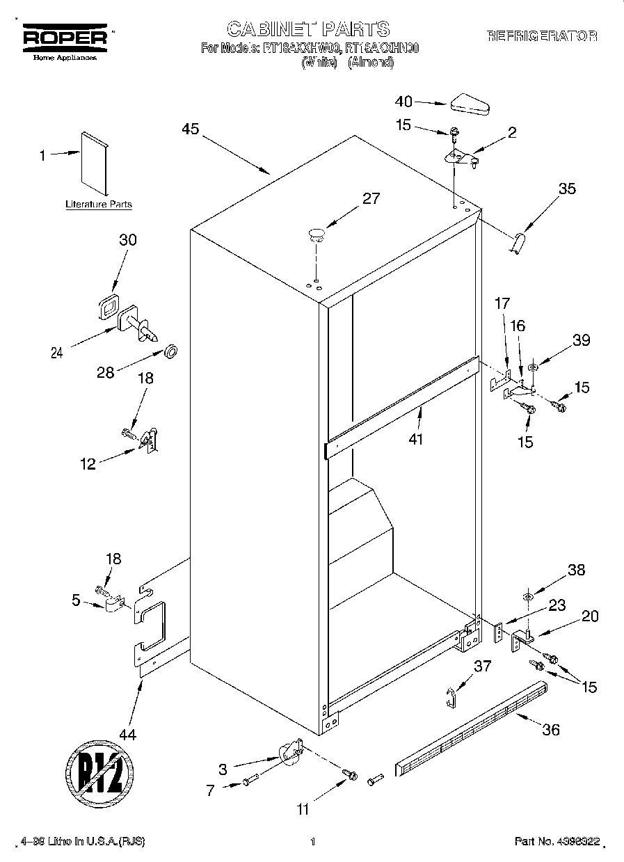 01 - CABINET, LITERATURE