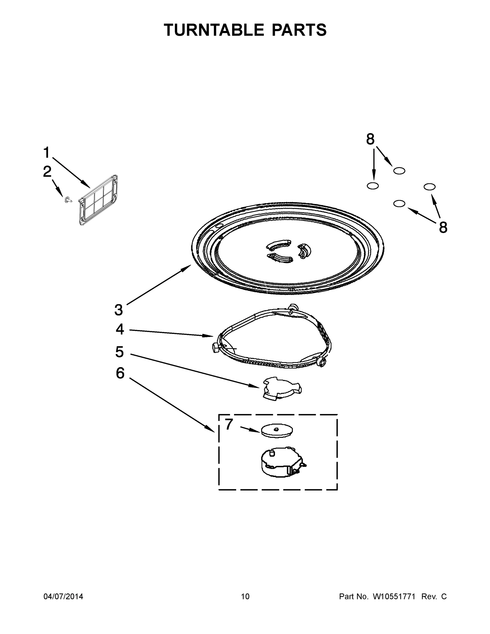 06 - TURNTABLE PARTS