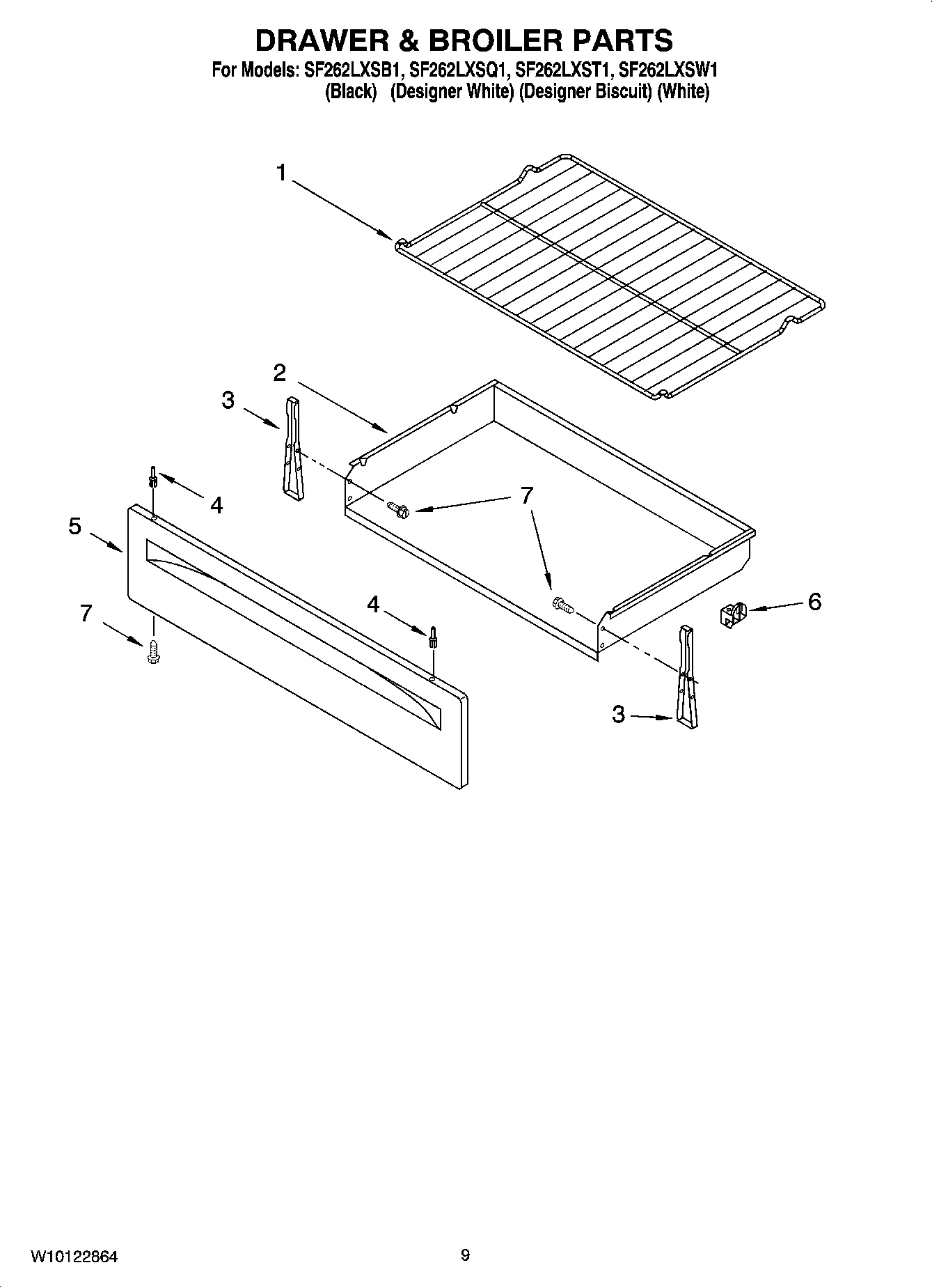 06 - DRAWER & BROILER PARTS, OPTIONAL PARTS
